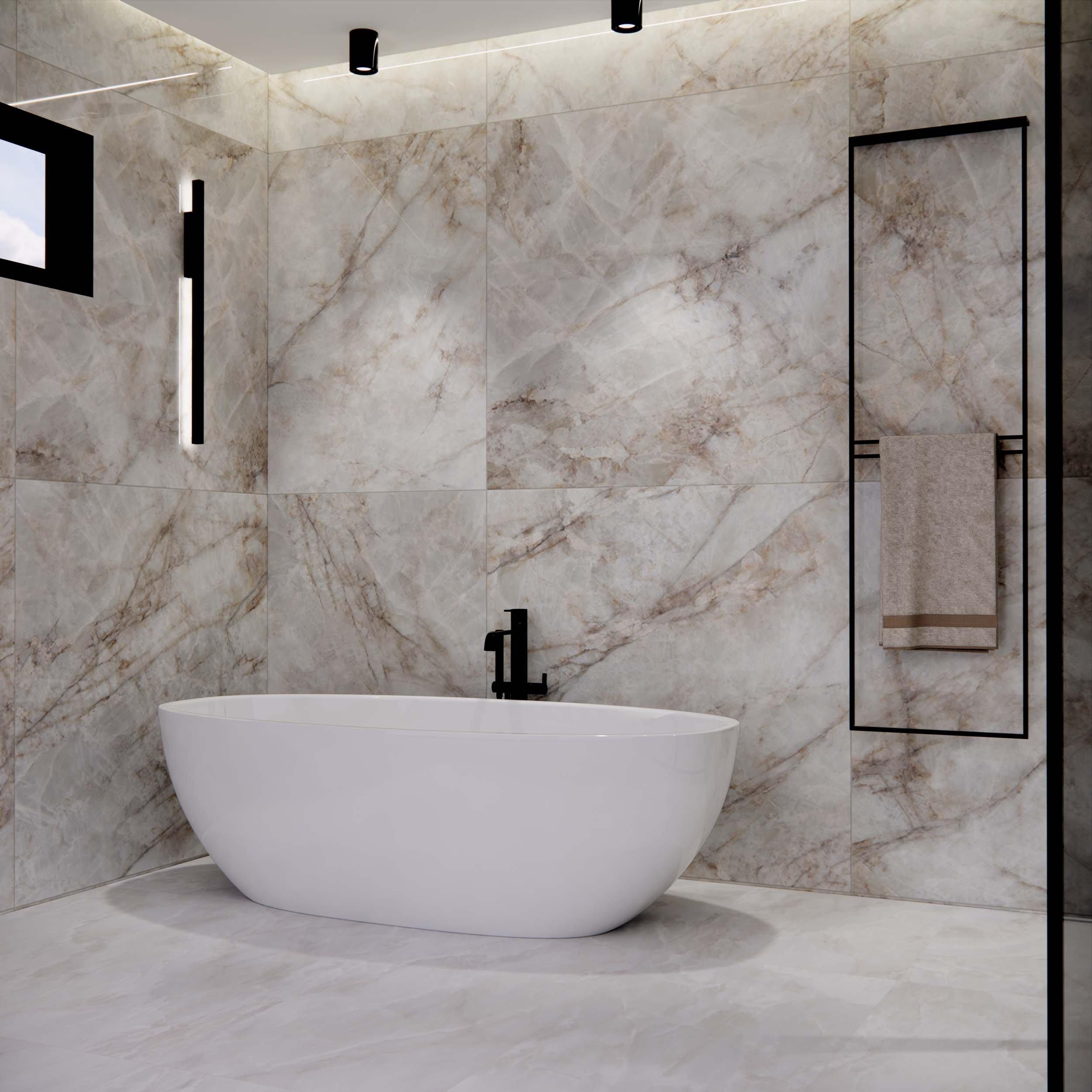 Solara Onyx Polished Porcelain Tile