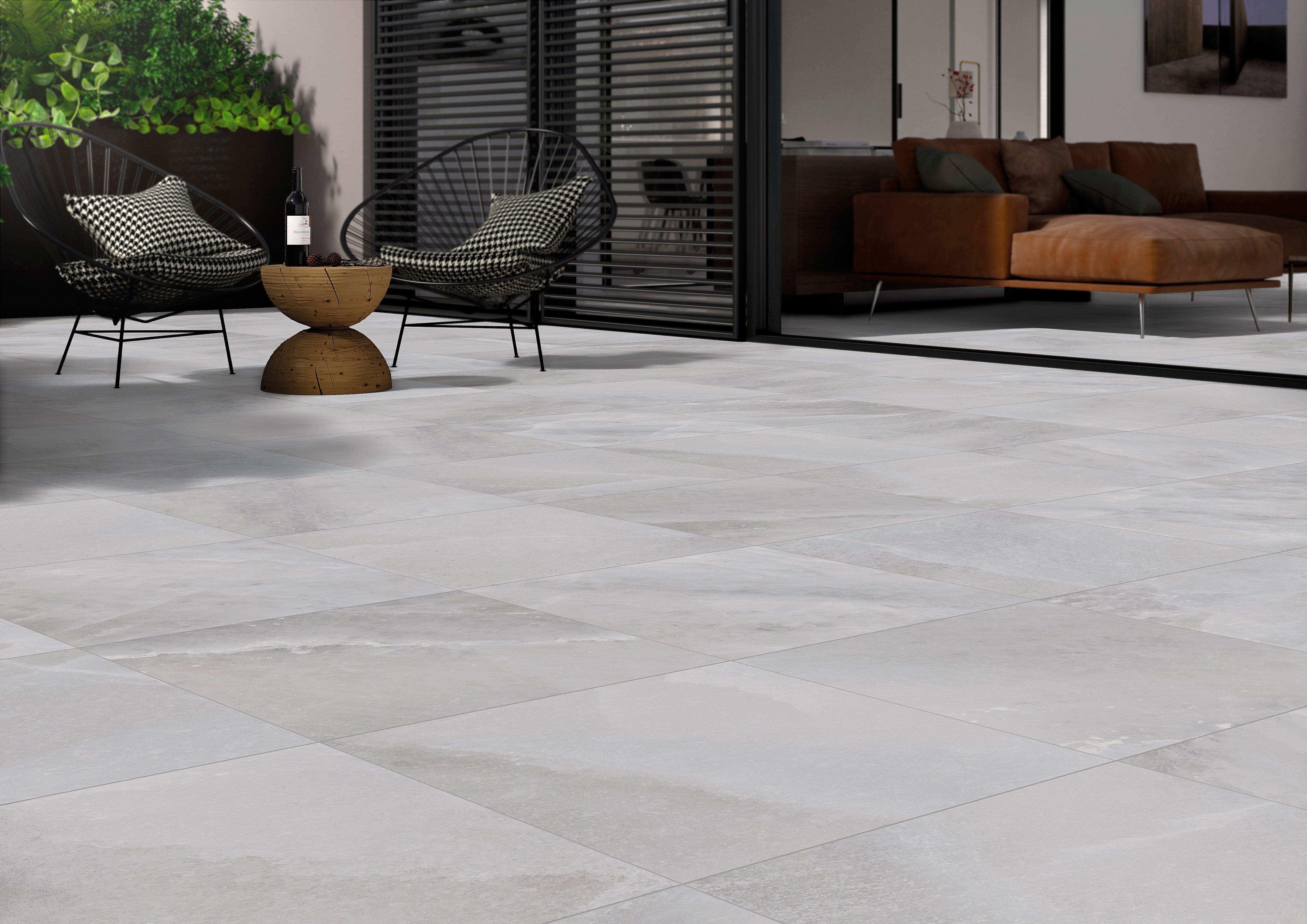 Silver Slate Matte Porcelain Tile