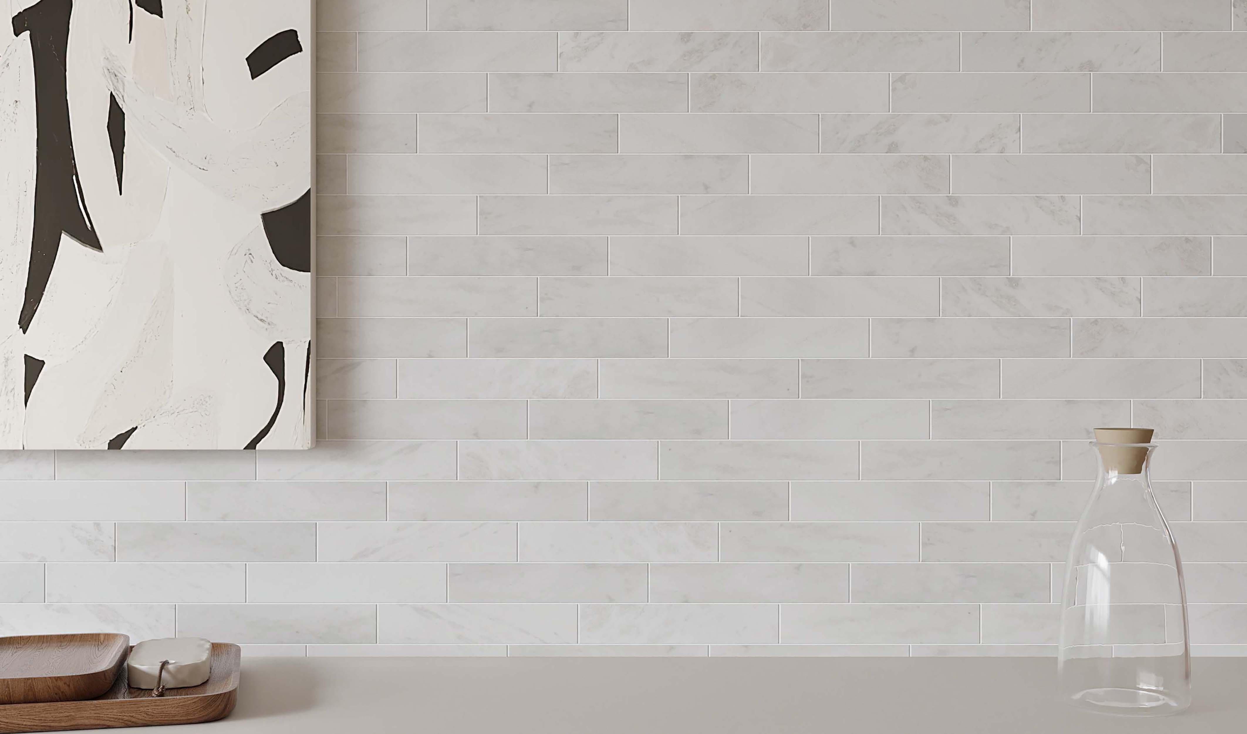 Sahara Carrara Honed Marble Tile