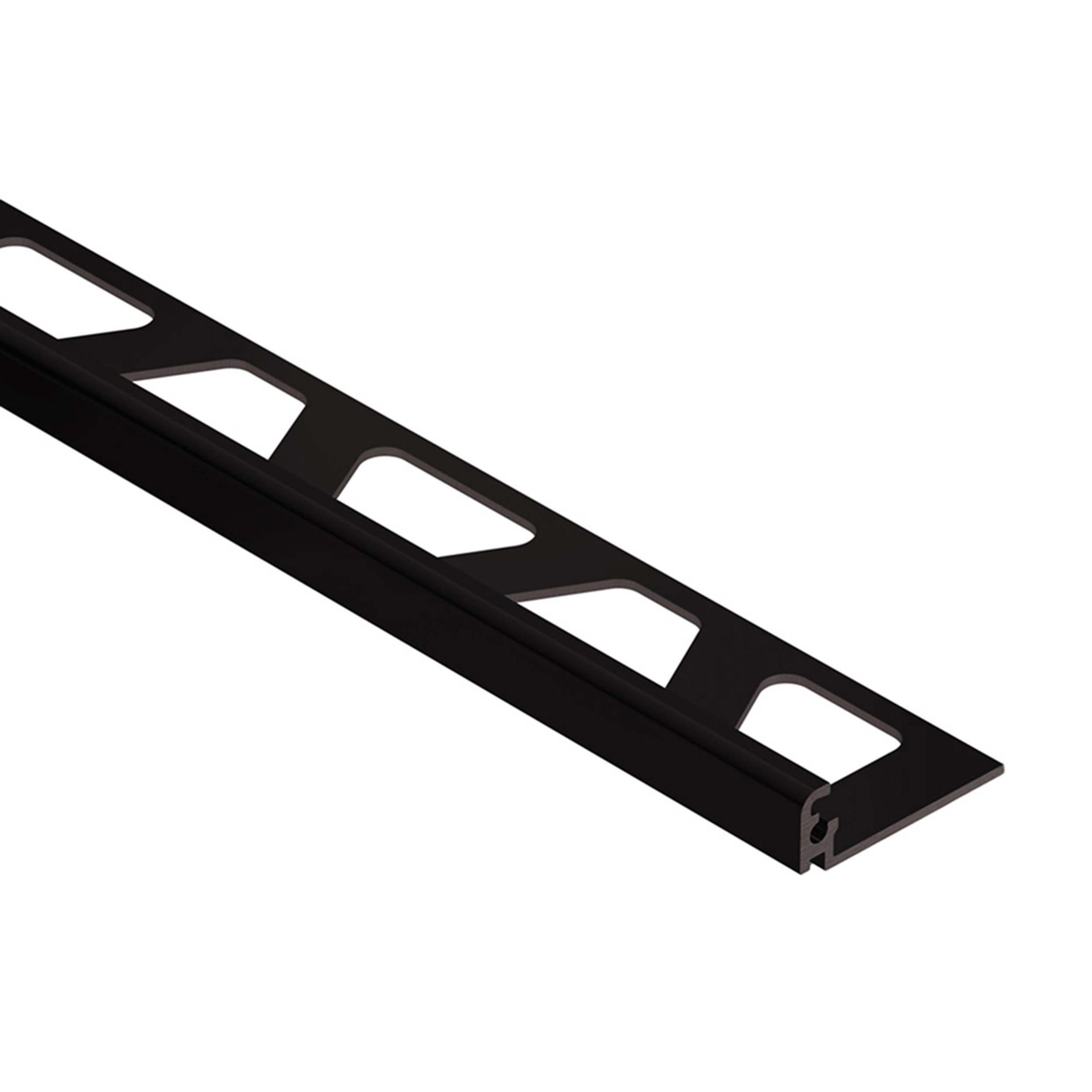 Schluter Jolly Edge Trim 3/8in. Anodized Aluminum Black
