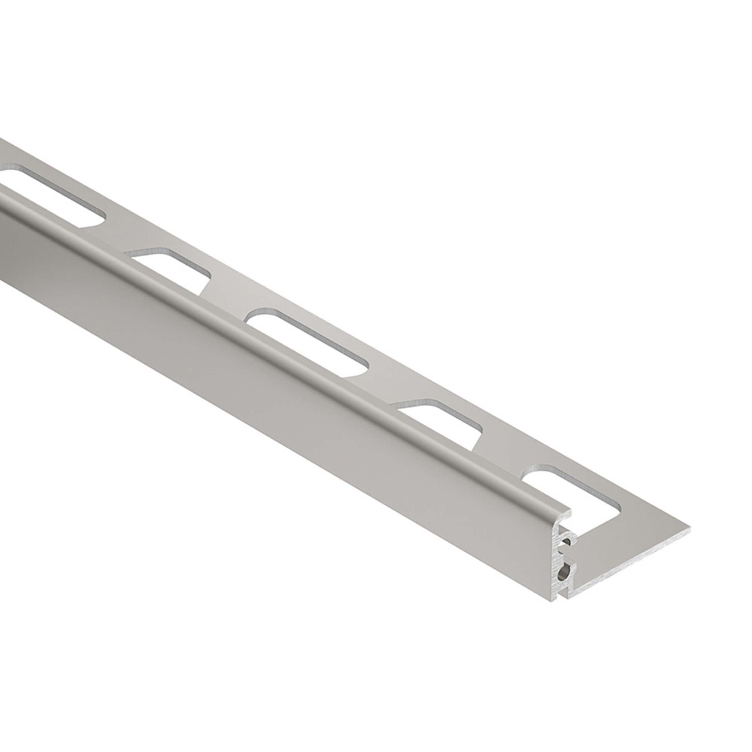 Schluter Jolly Edge Trim 1/2in. Anodized Aluminum Gray
