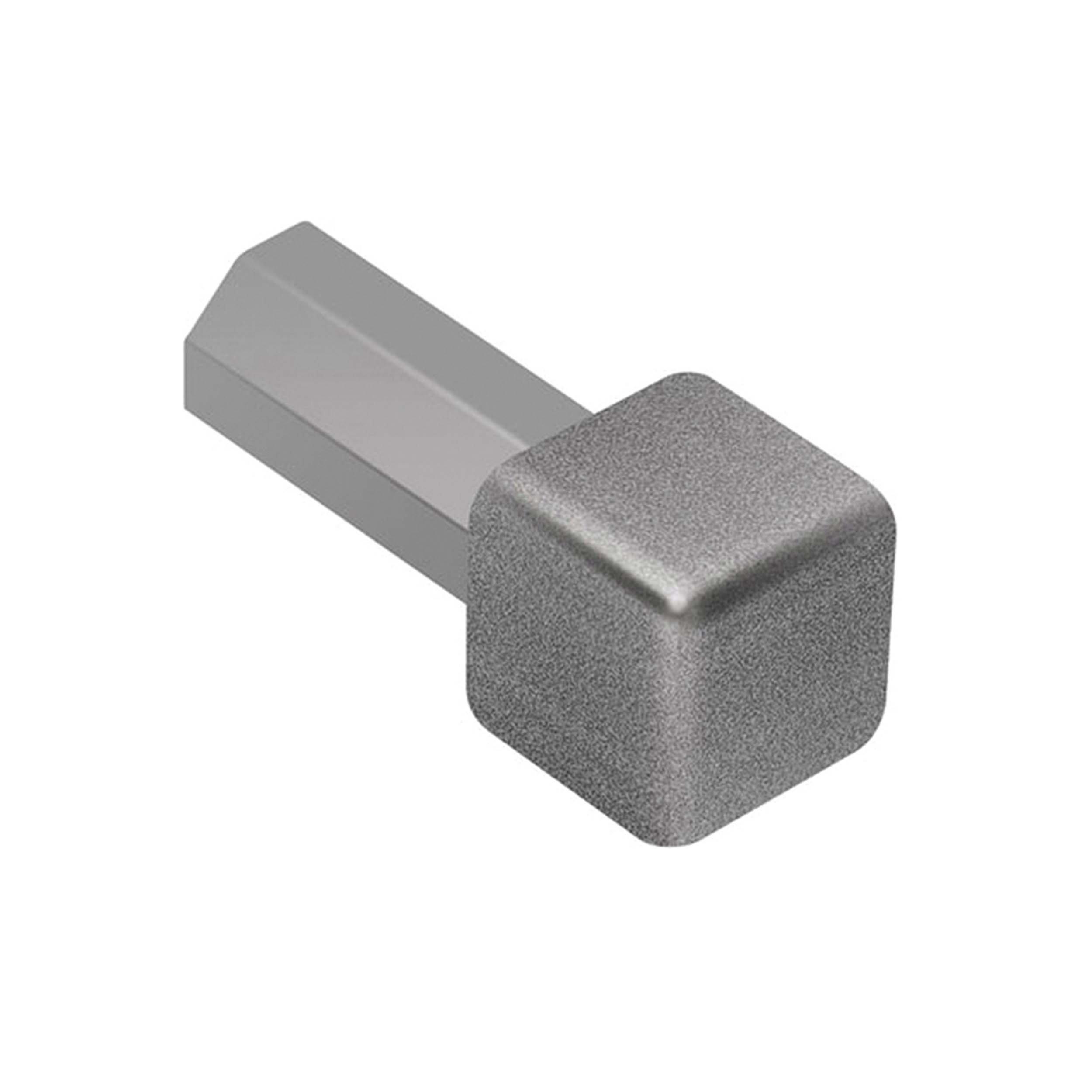 Schluter Quadec In/Out Corner 1/2in. Aluminum Pewter