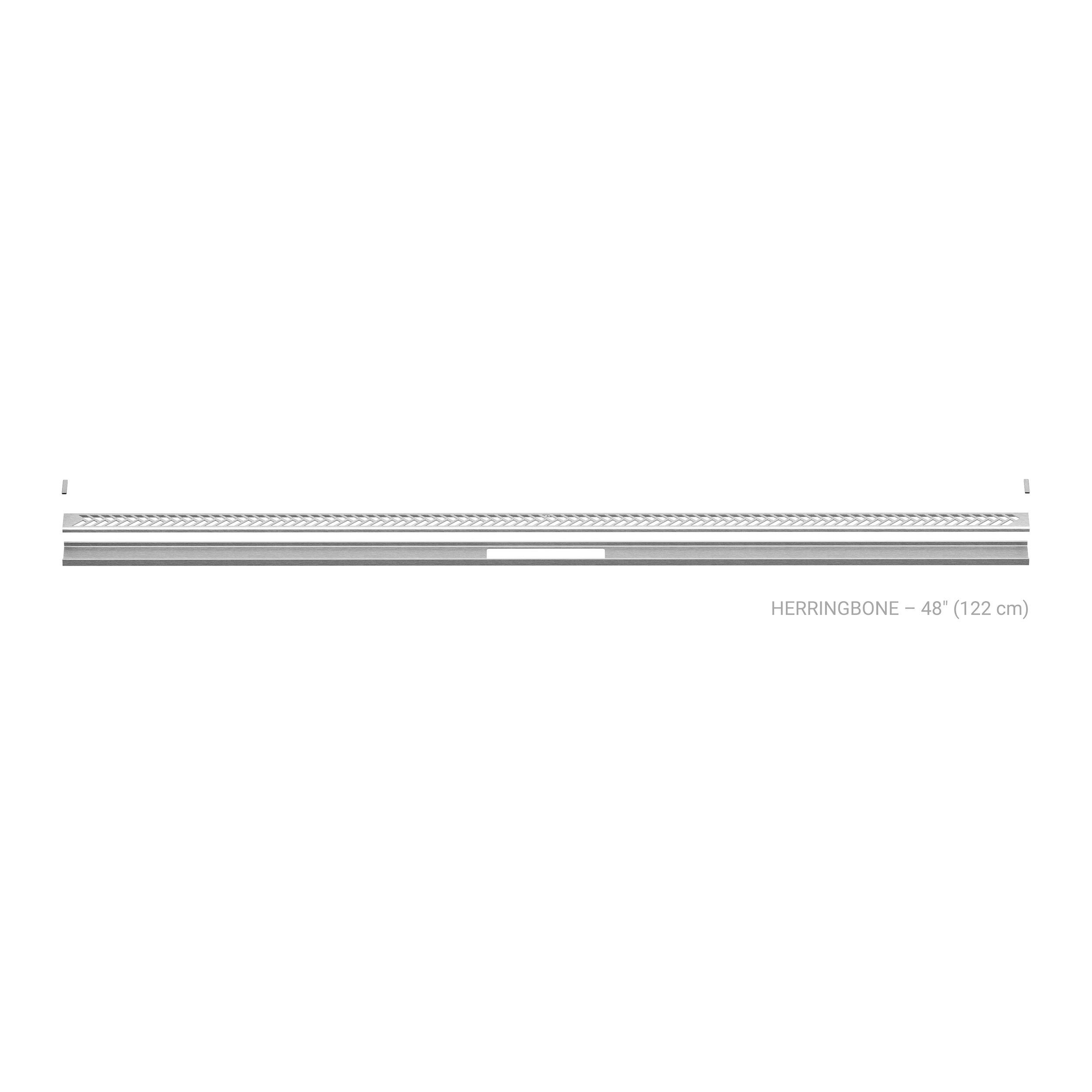 Schluter Kerdi-Line 4ft. Vario Herringbone Linear Drain