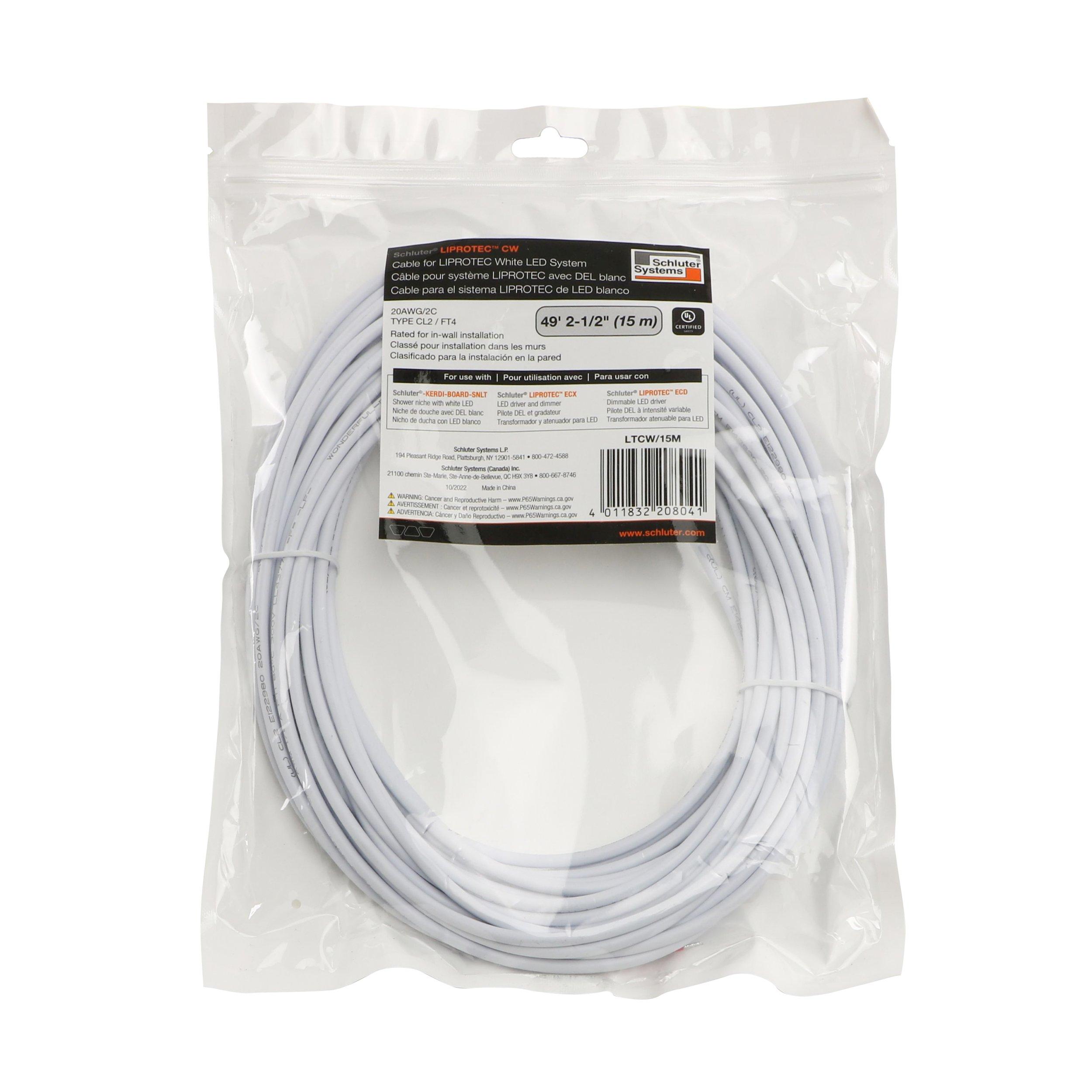 Schluter Liprotec-CW 49ft. Cable