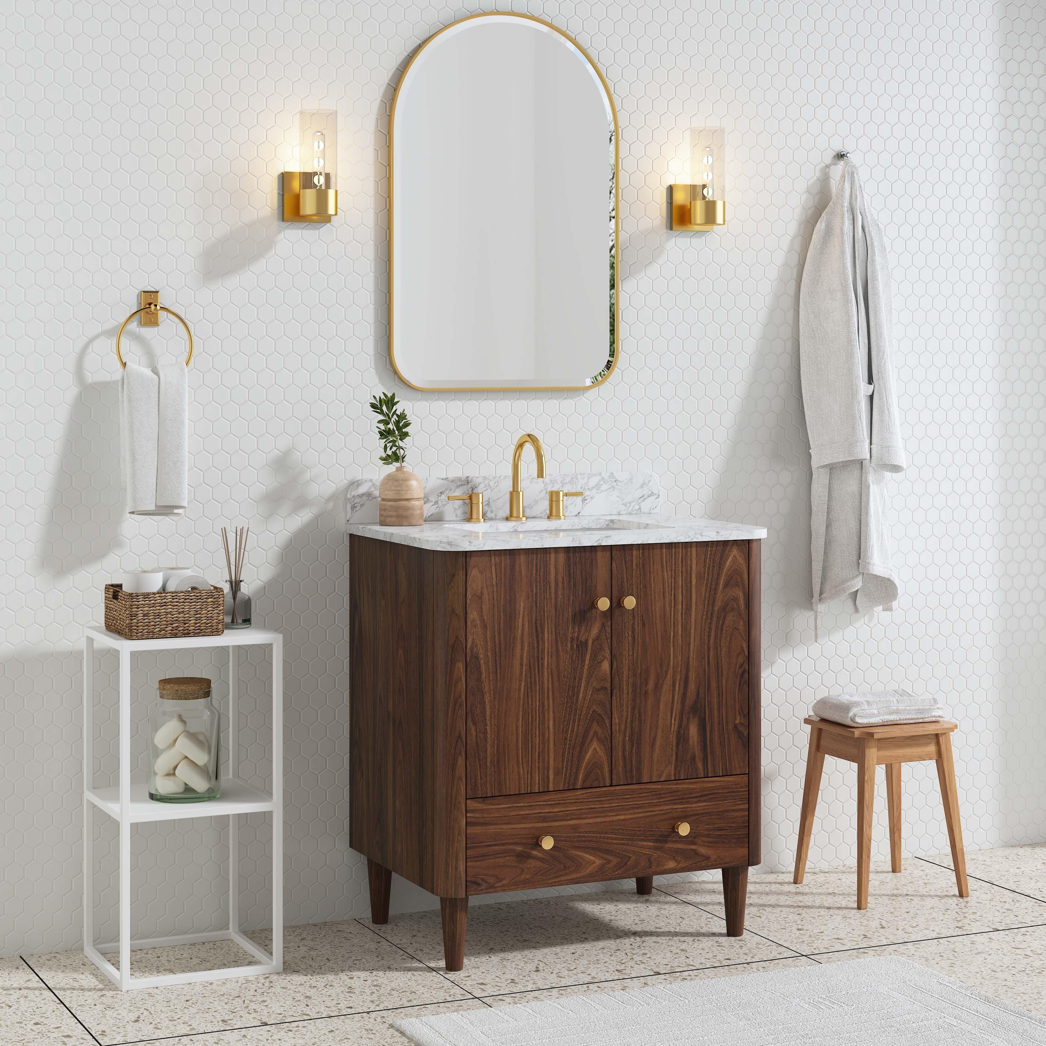 Leyah Vanity with Engineered Stone Top