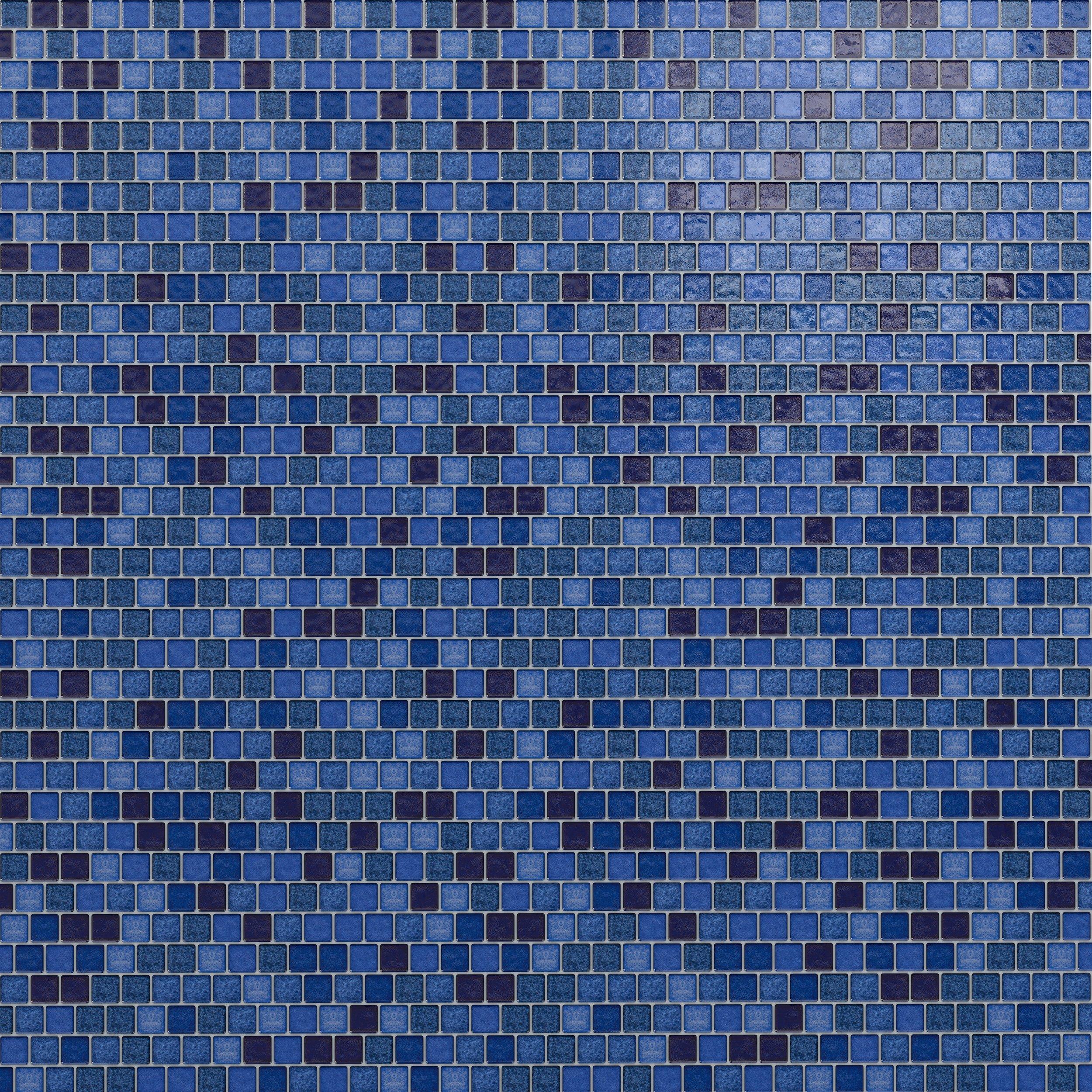 Playa Vista Azul Square Porcelain Mosaic