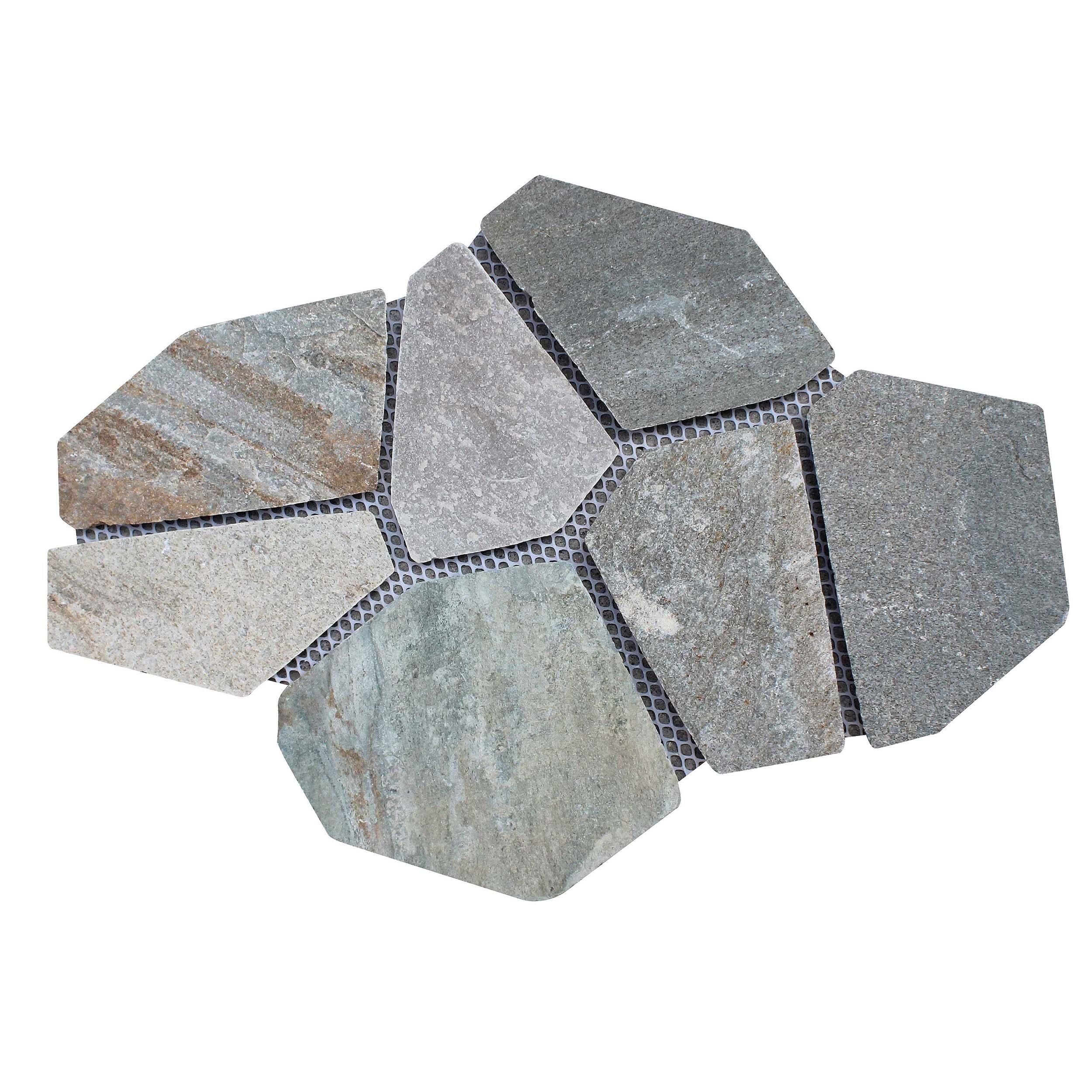 Fern Gris Slate Flagstone Tile