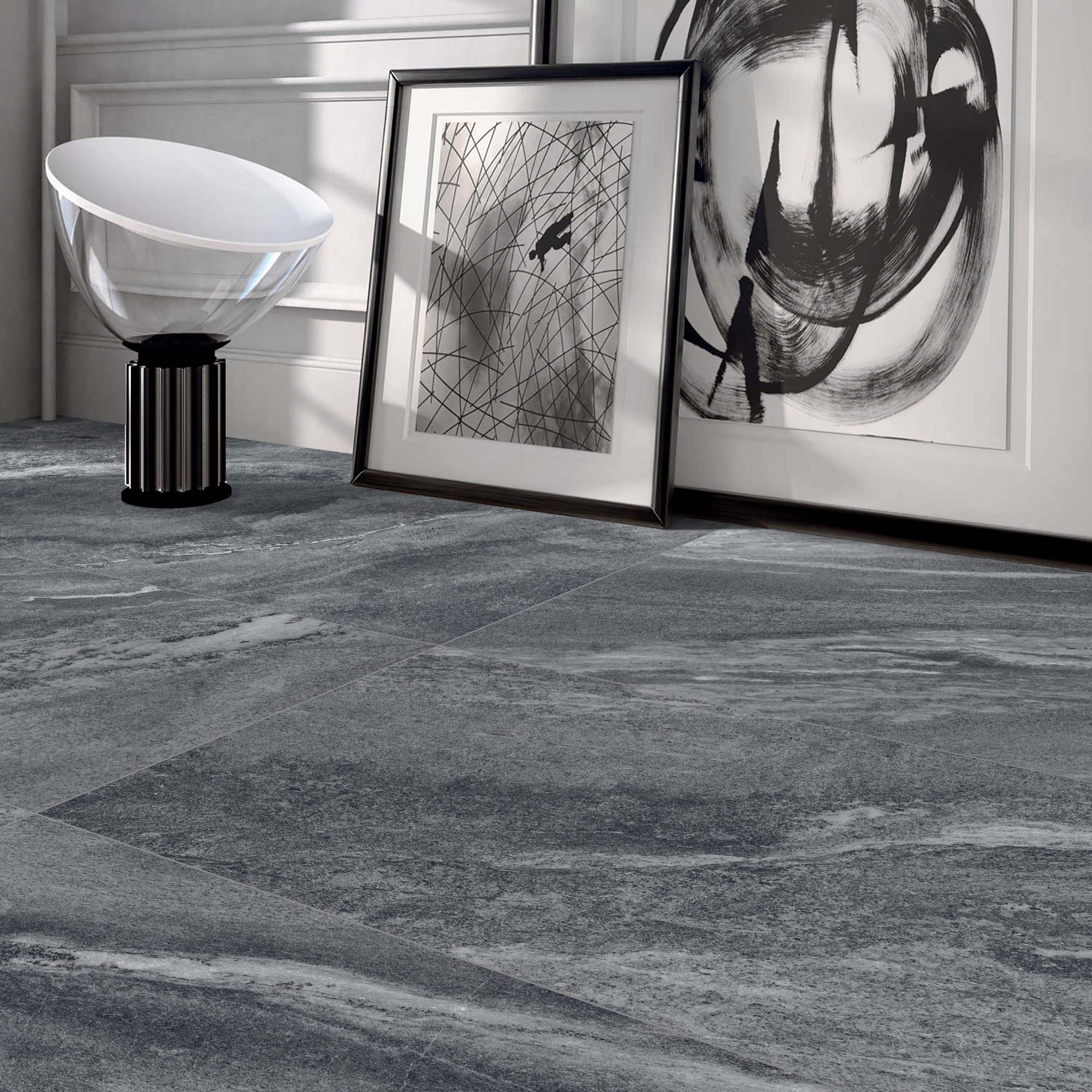 Carbone Ash Porcelain Tile