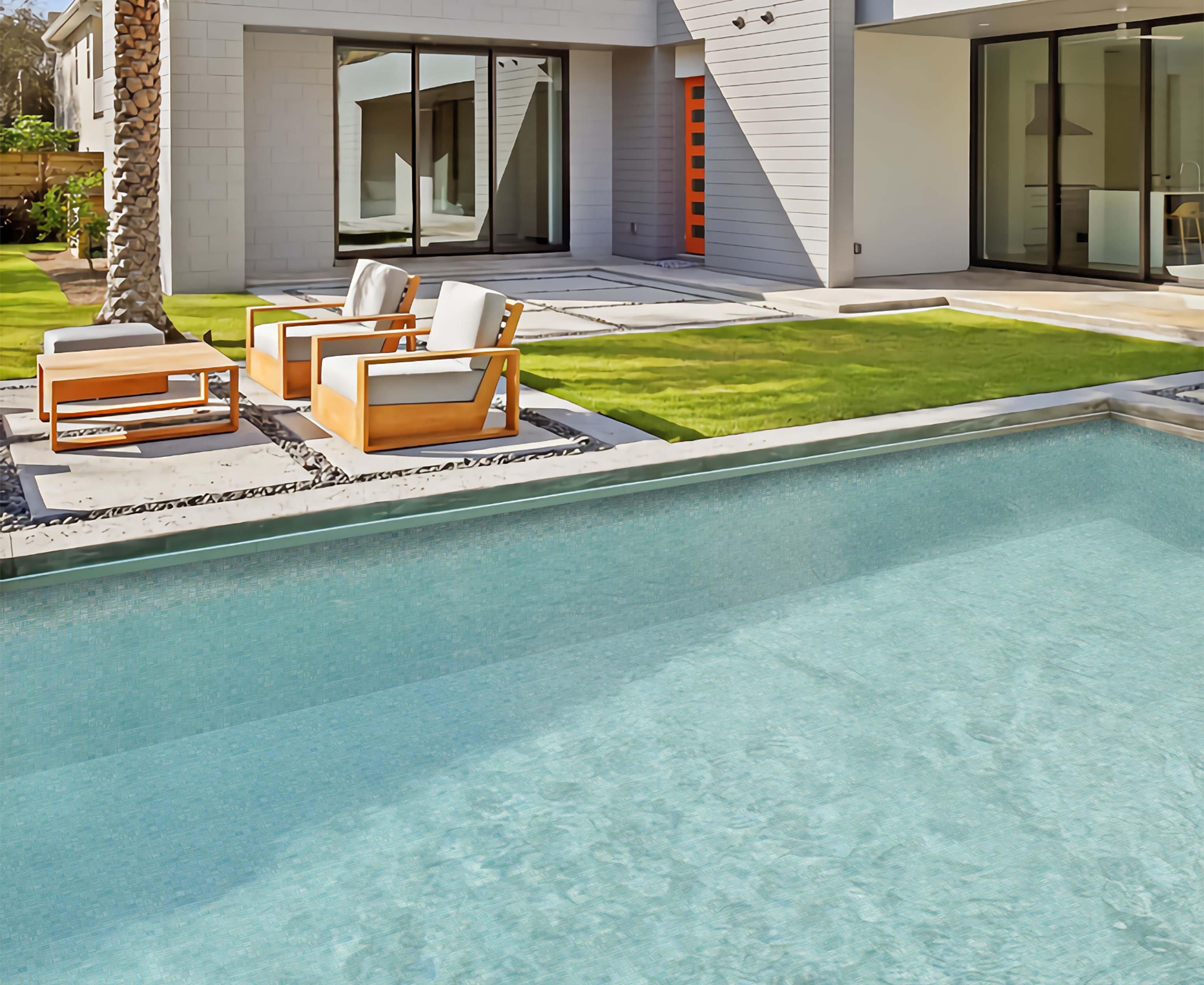 Hermosa Square Glass Mosaic