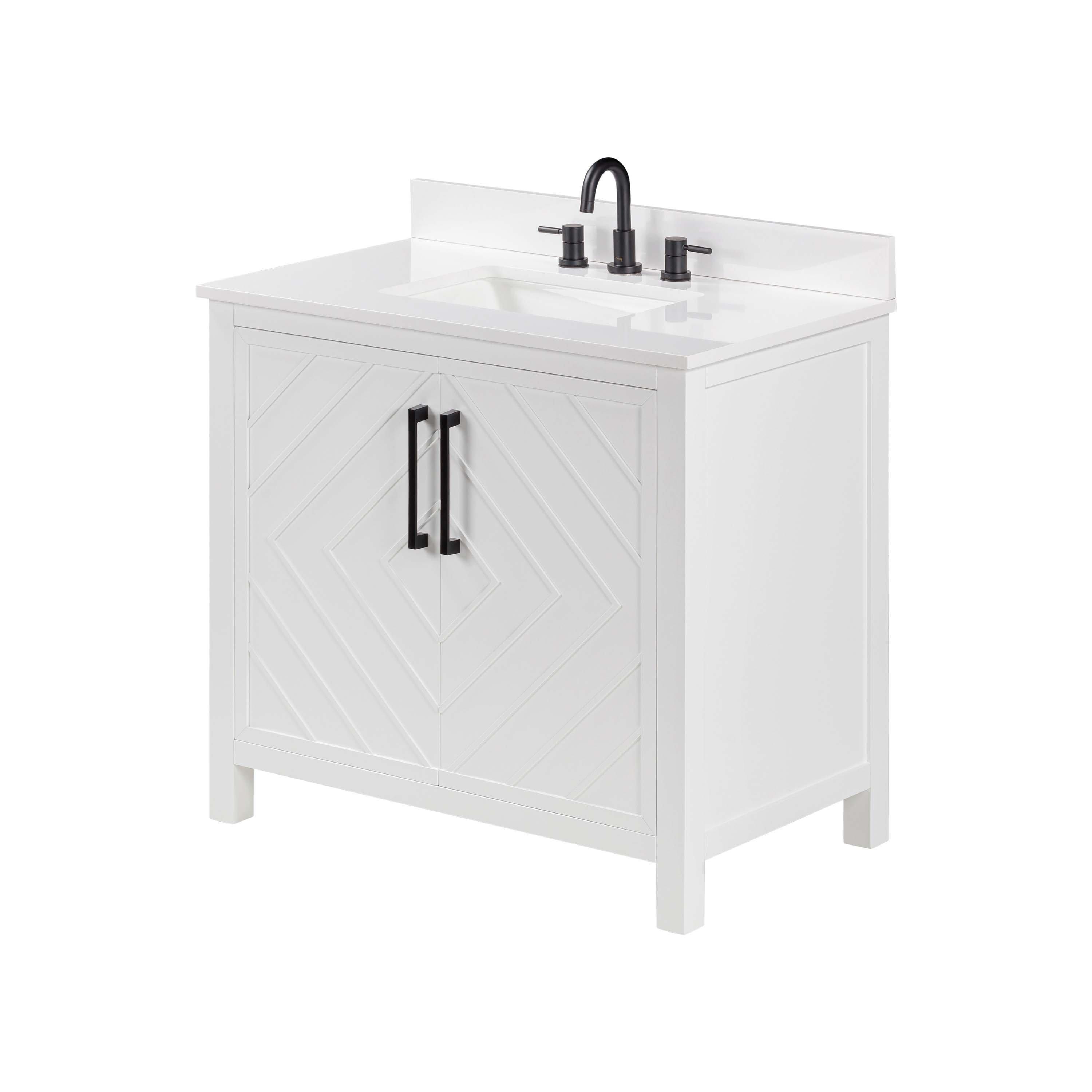 Bryce Vanity with Engineered Stone Top
