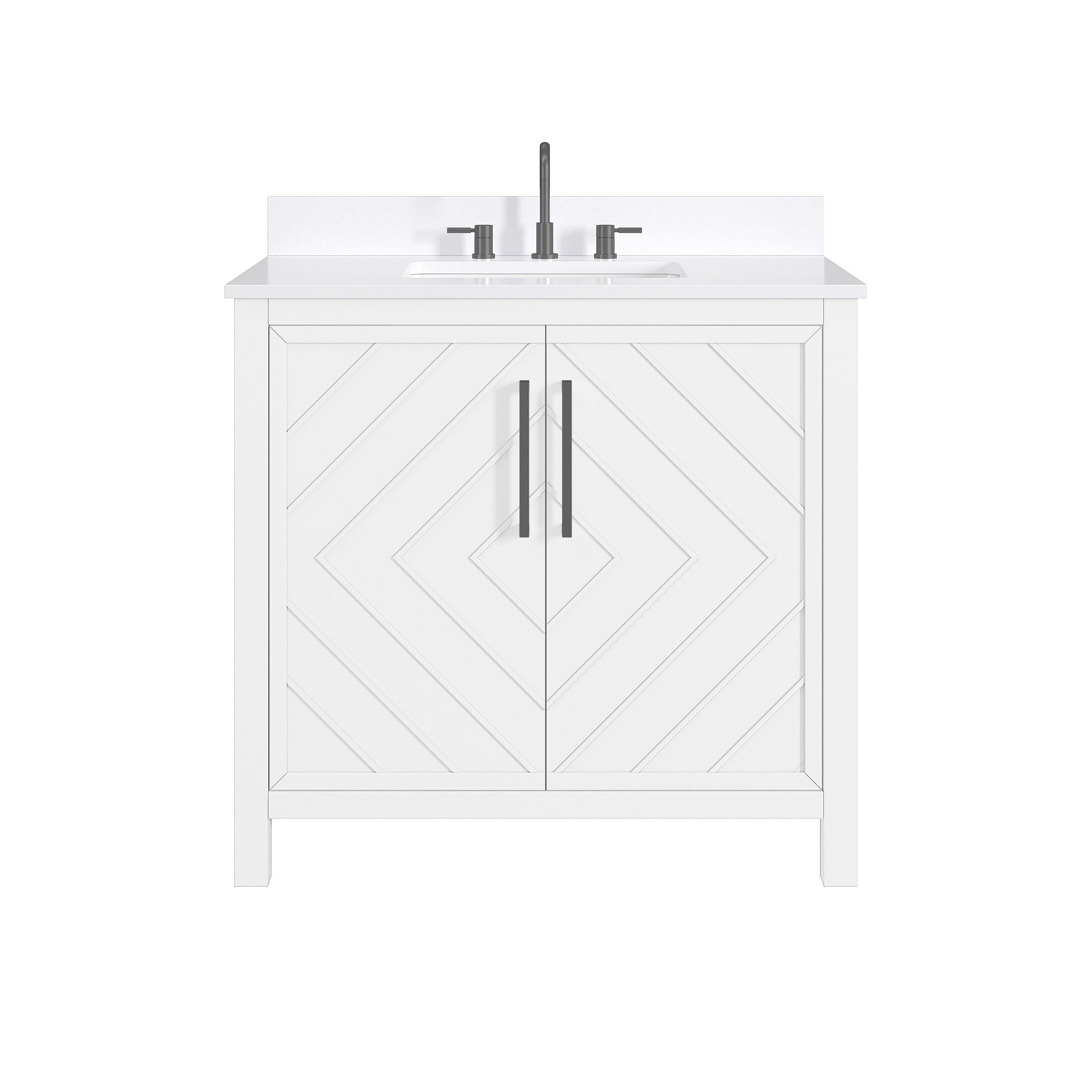 Bryce Vanity with Engineered Stone Top