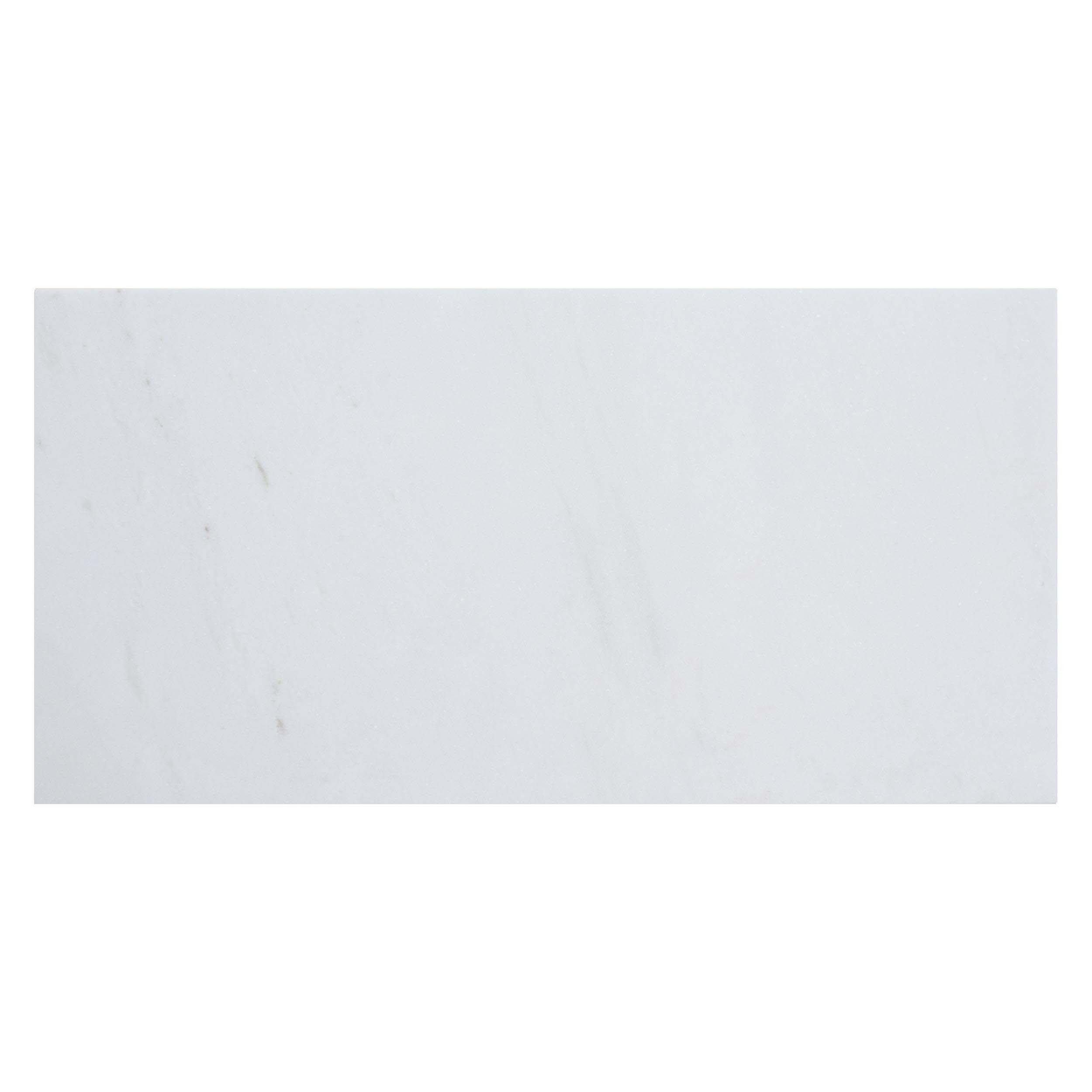 Thassos Standard Honed Marble Tile