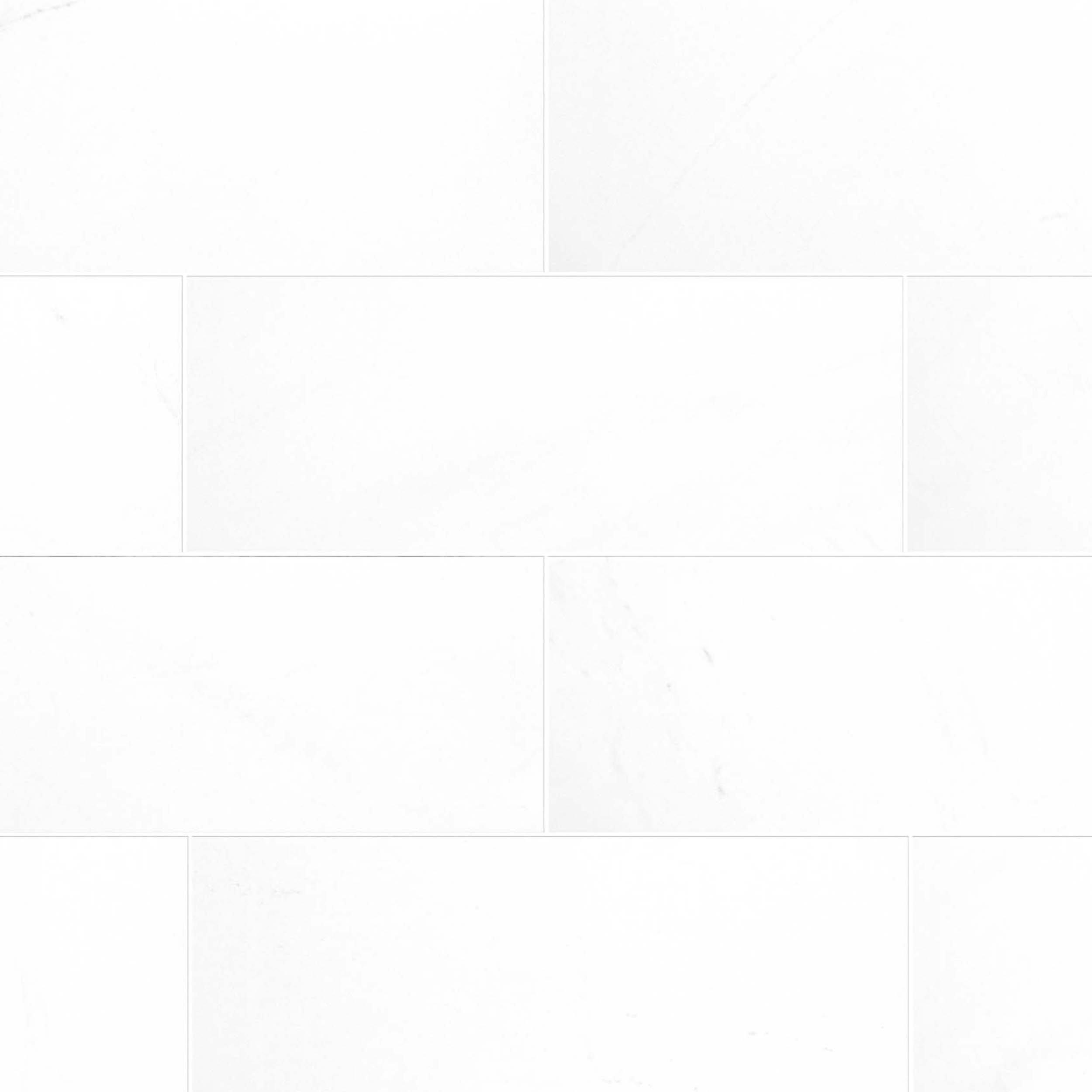 Thassos Standard Honed Marble Tile