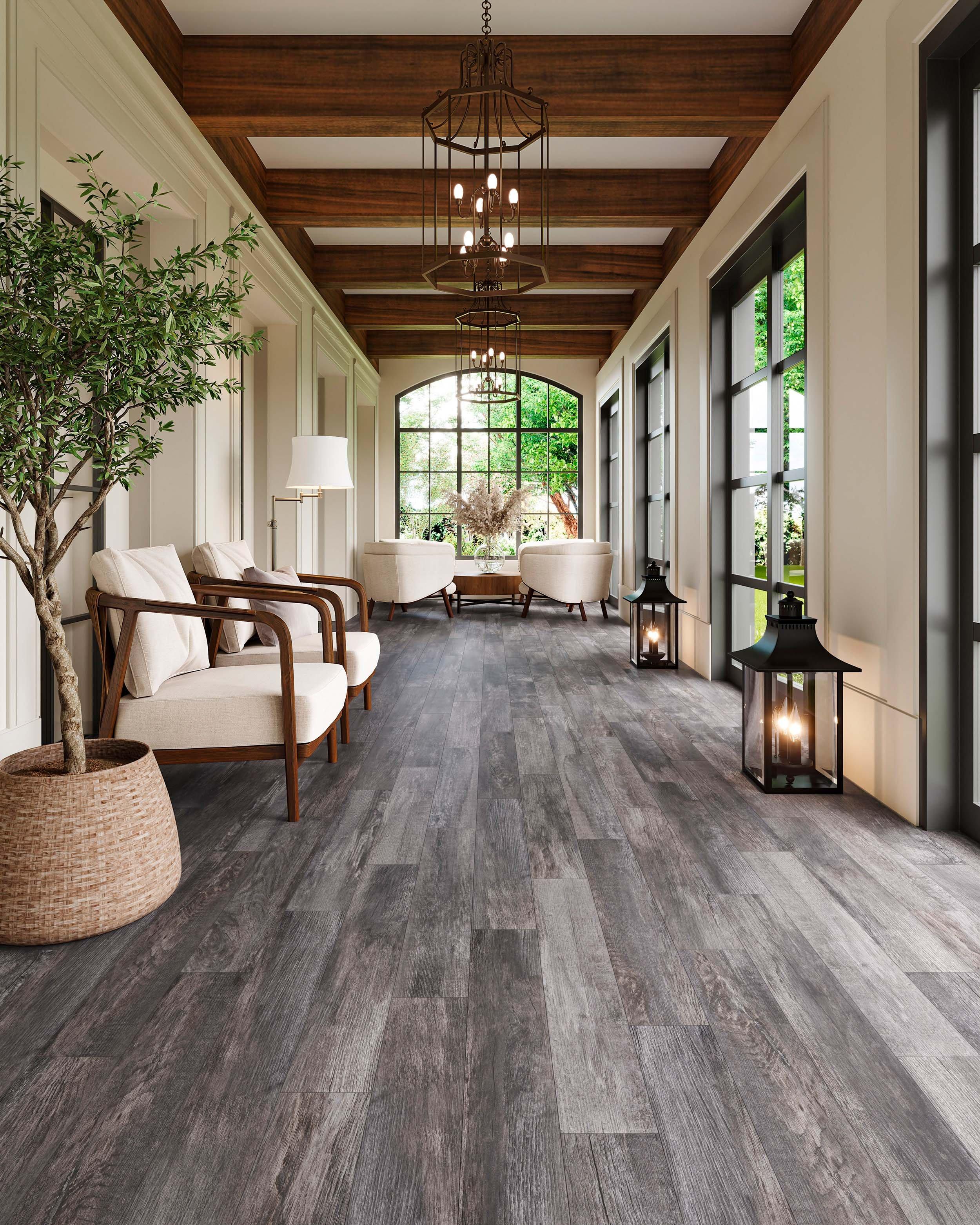 Aspen Aura Wood Plank Matte Porcelain Tile