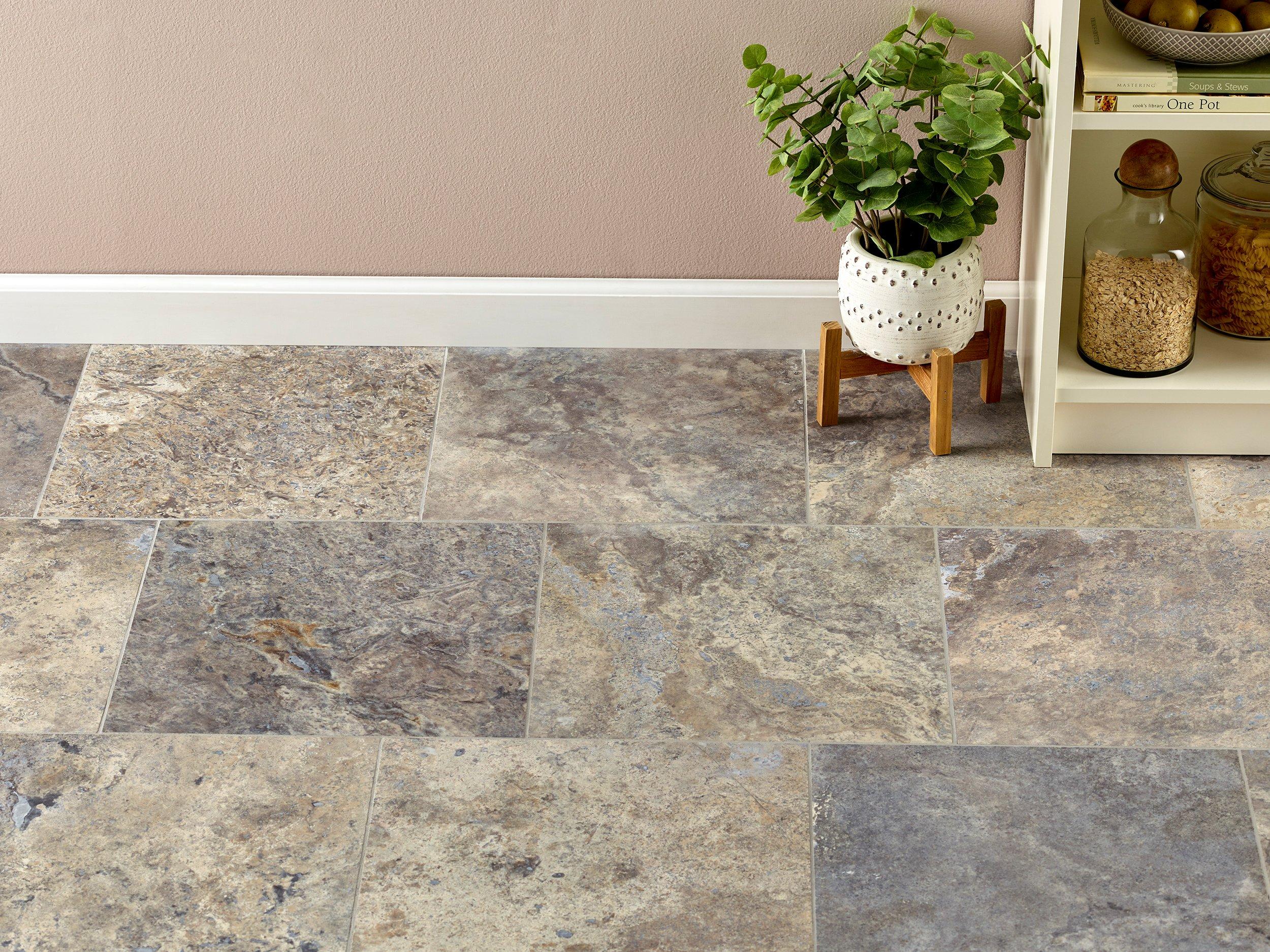 Silver Honed Filled Travertine Tile