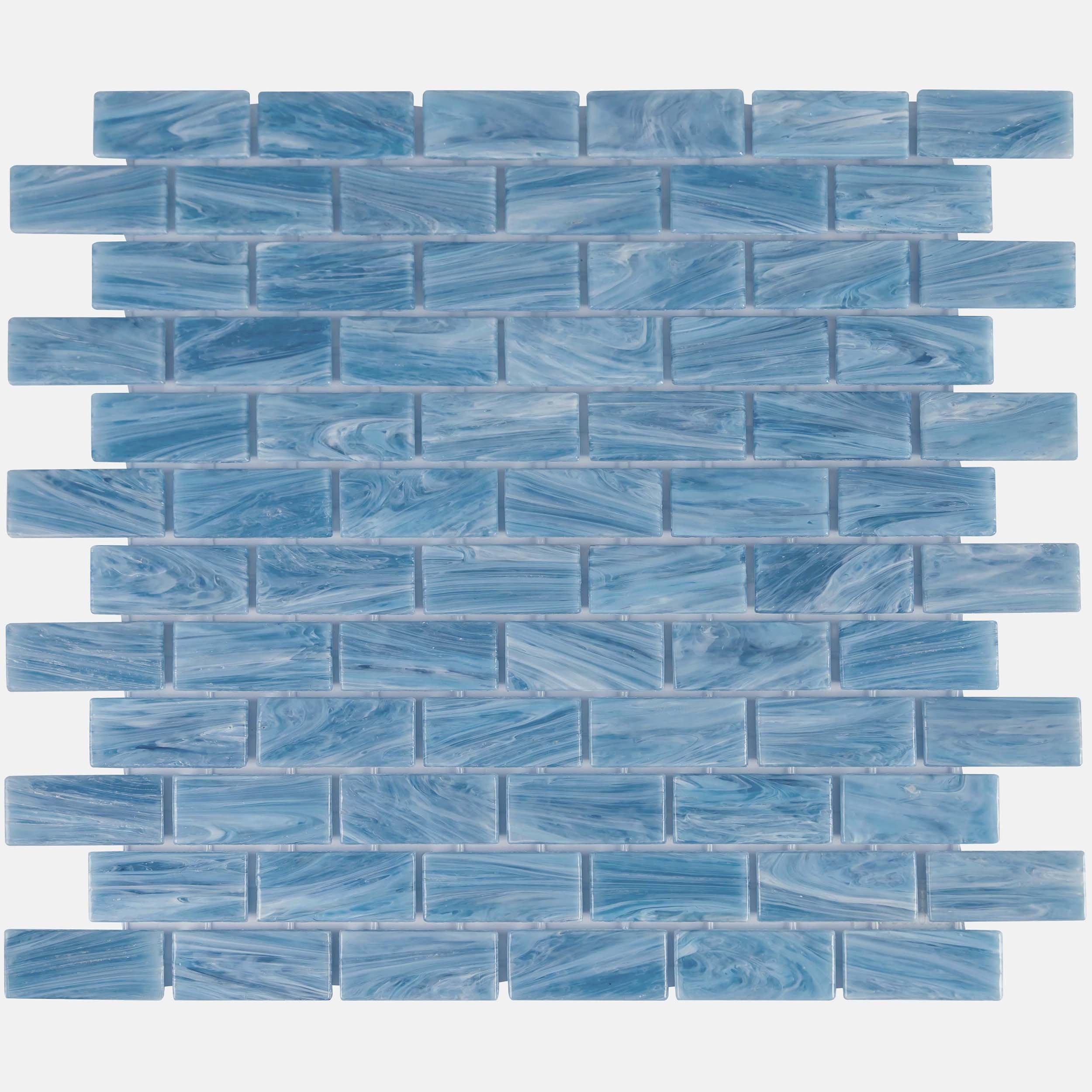 Irina Hot Glass Rectangle Mosaic