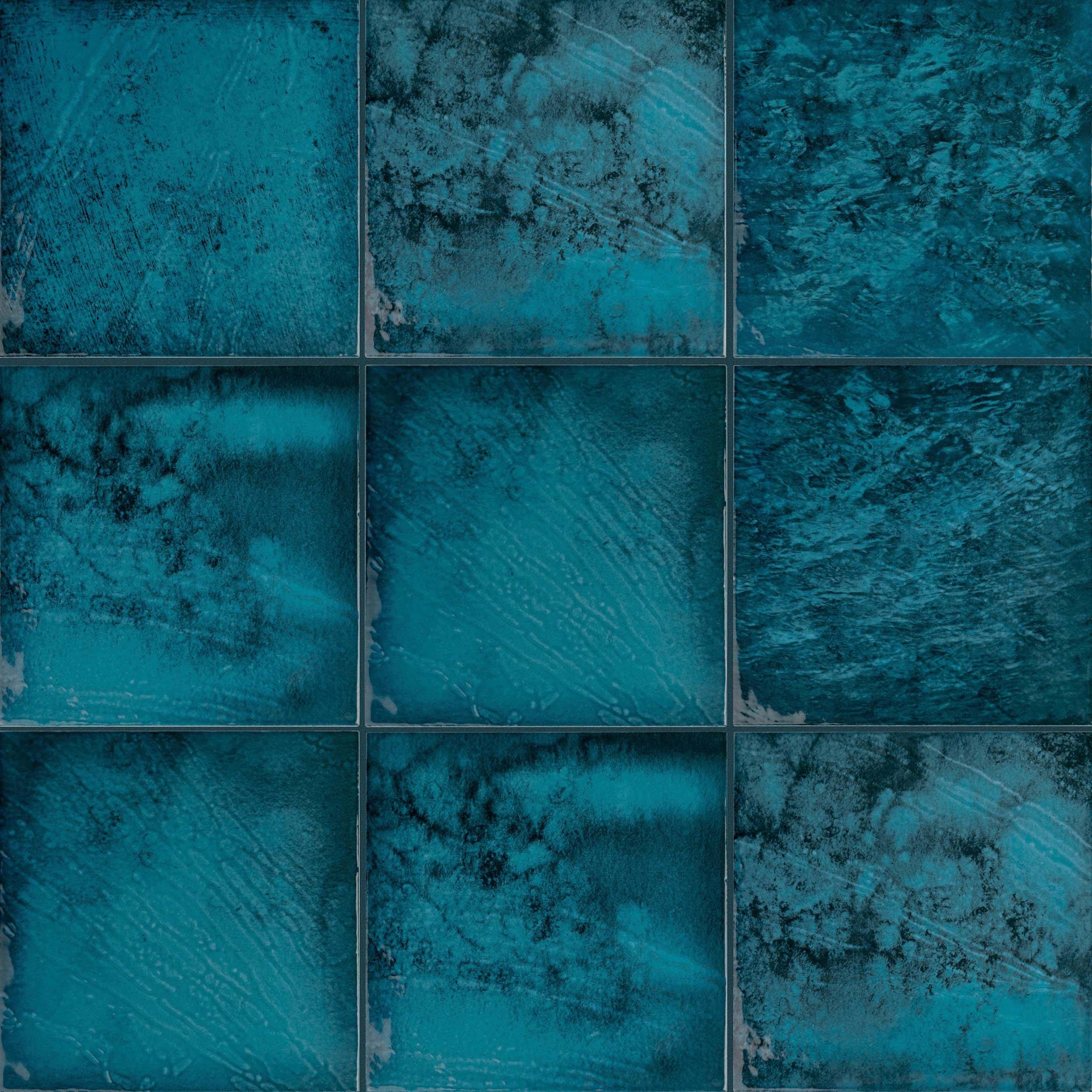 Turquoise Reef High Gloss Porcelain Tile