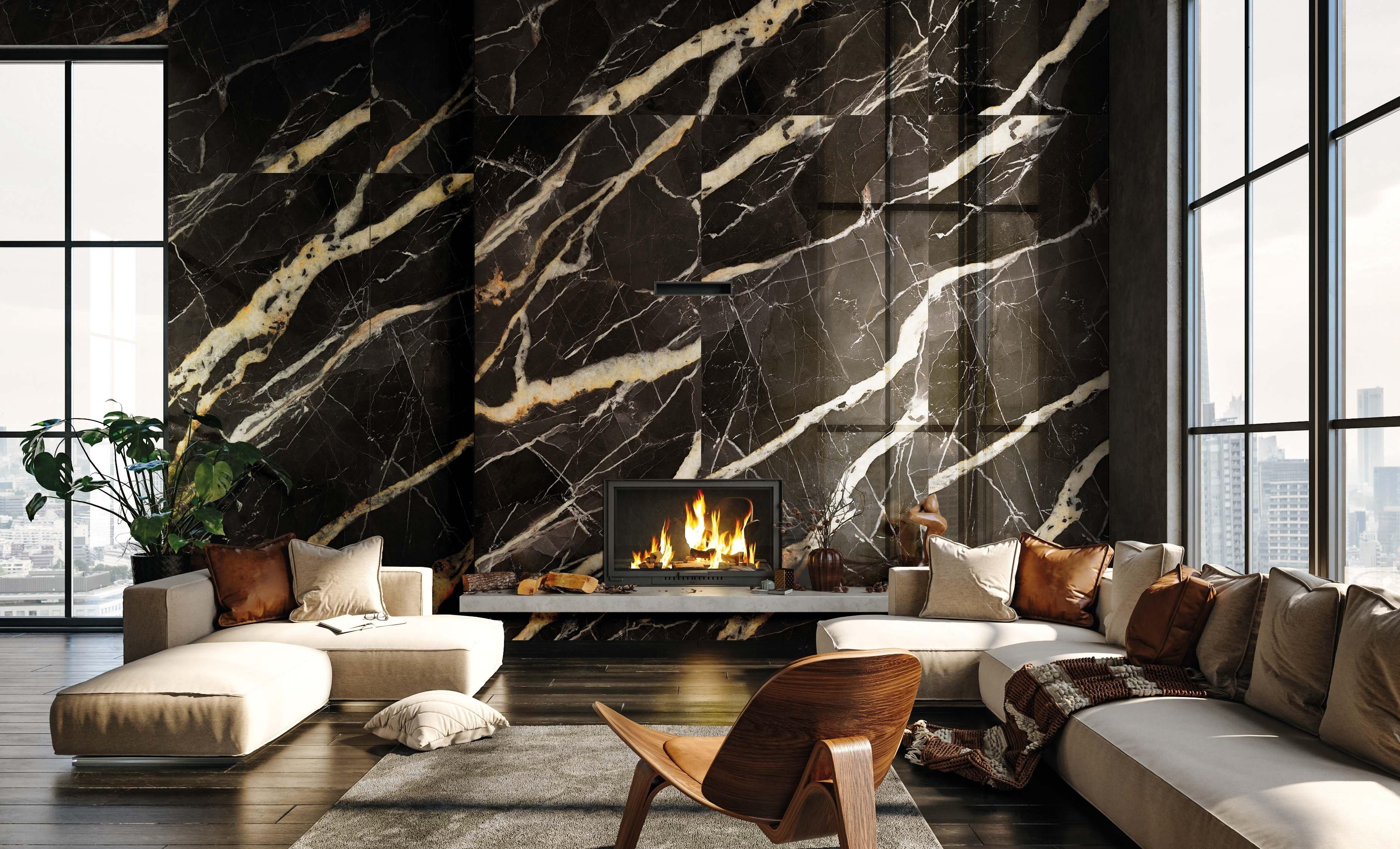 Sample - Medina Noche Polished Porcelain Slab