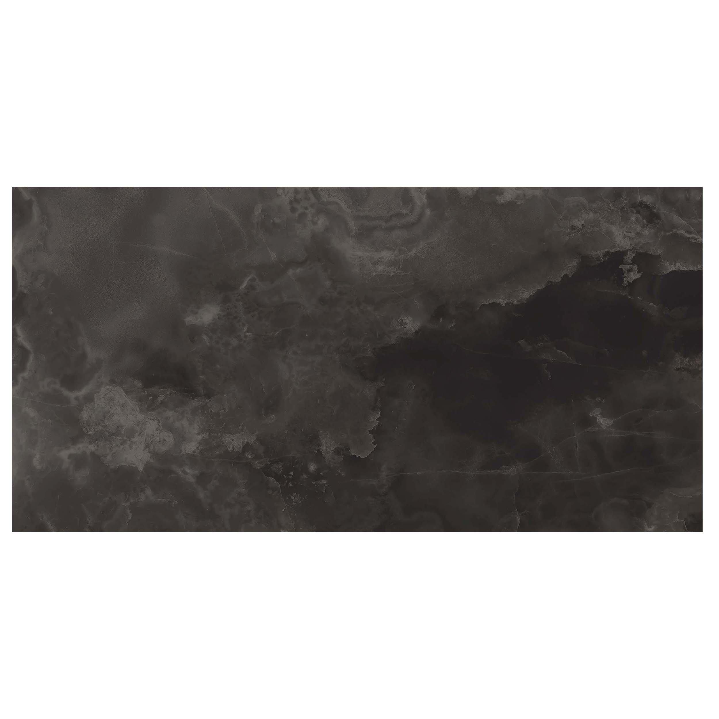 Sample - Onyx Noir Polished Porcelain Slab