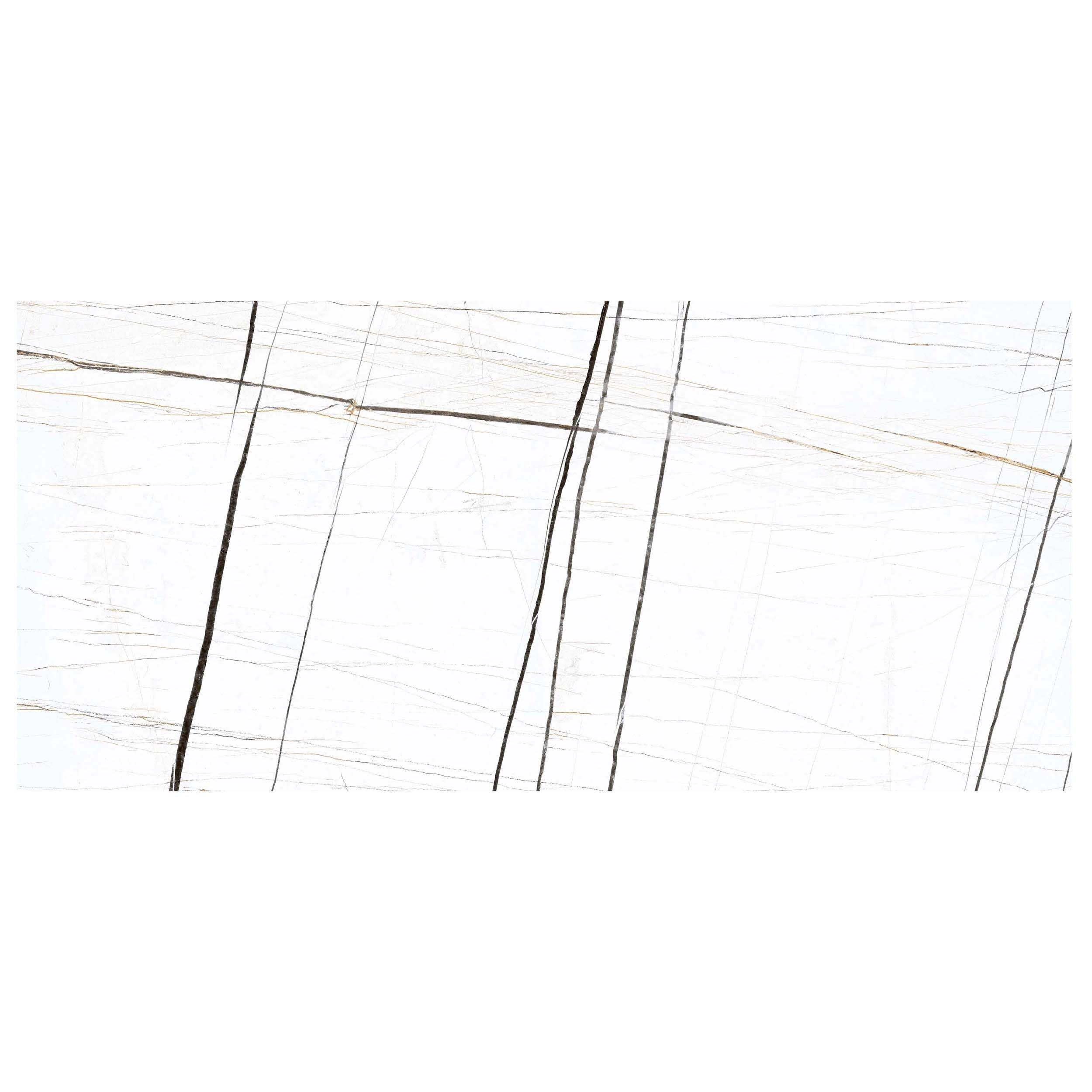 Sample - Titanium Blanco Polished Porcelain Slab