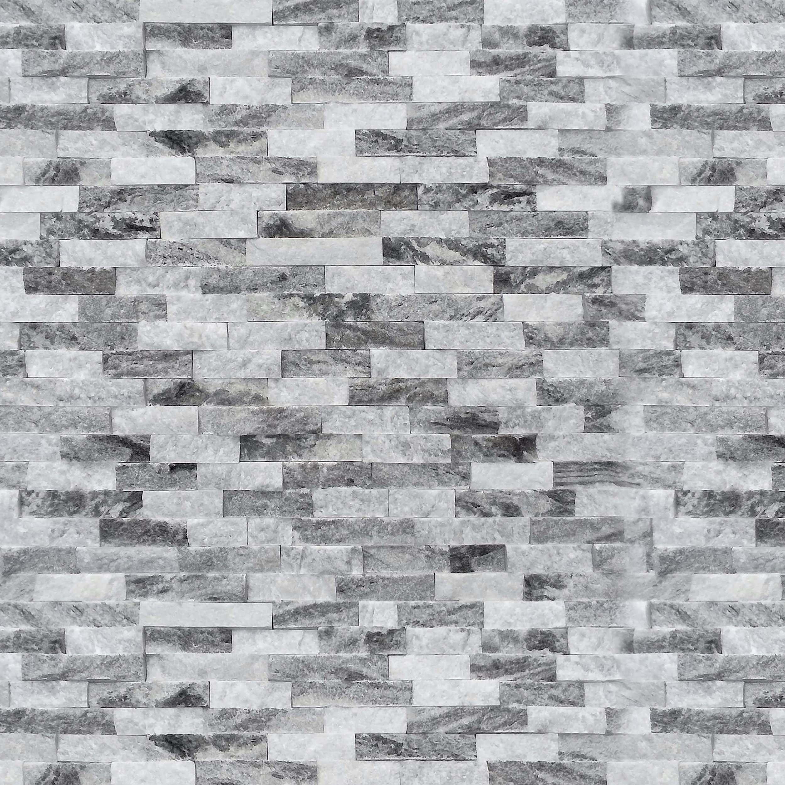 Calico Gray Marble Splitface Ledger Panel