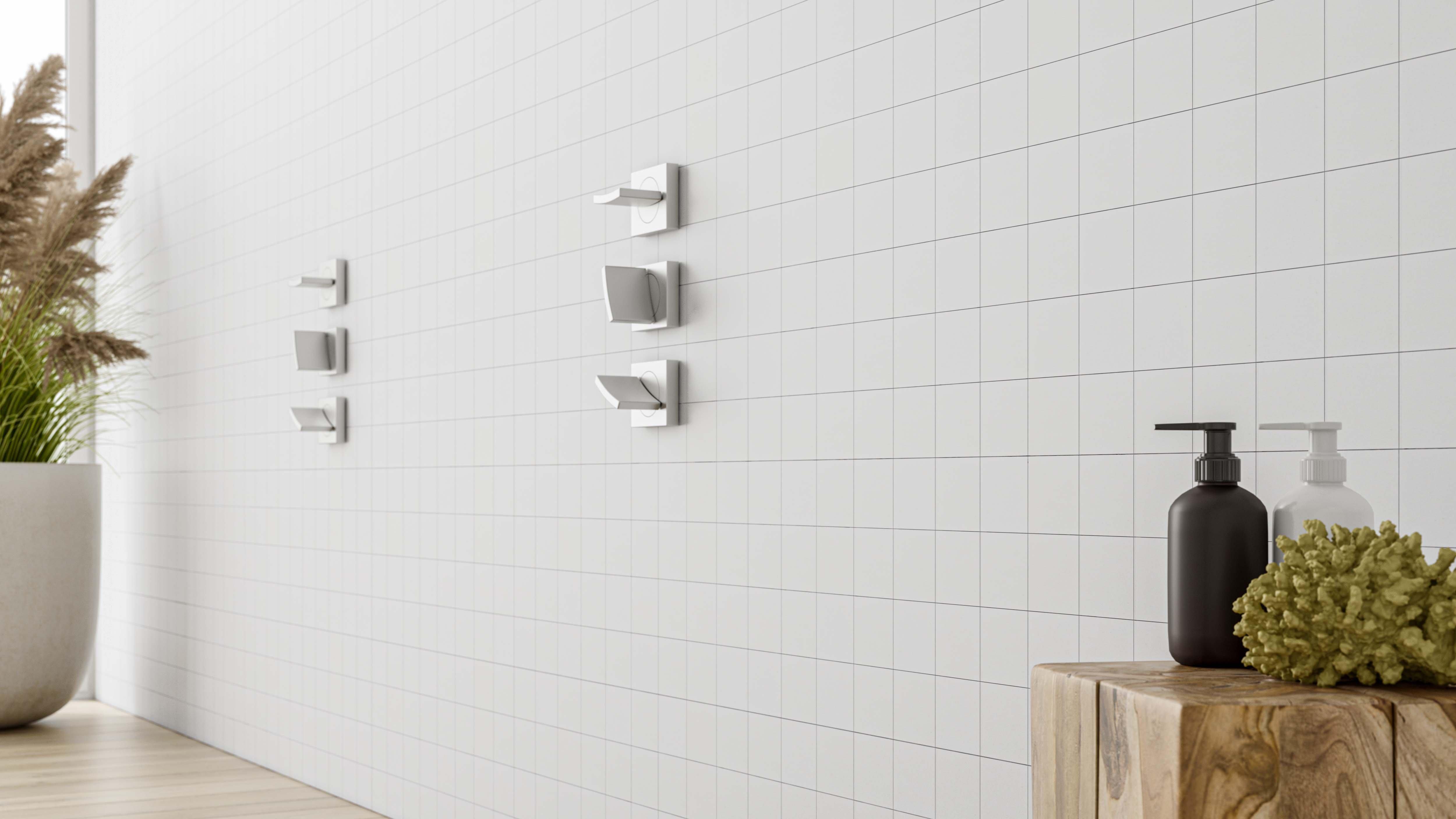 Thassos Premium Square Honed II Marble Mosaic