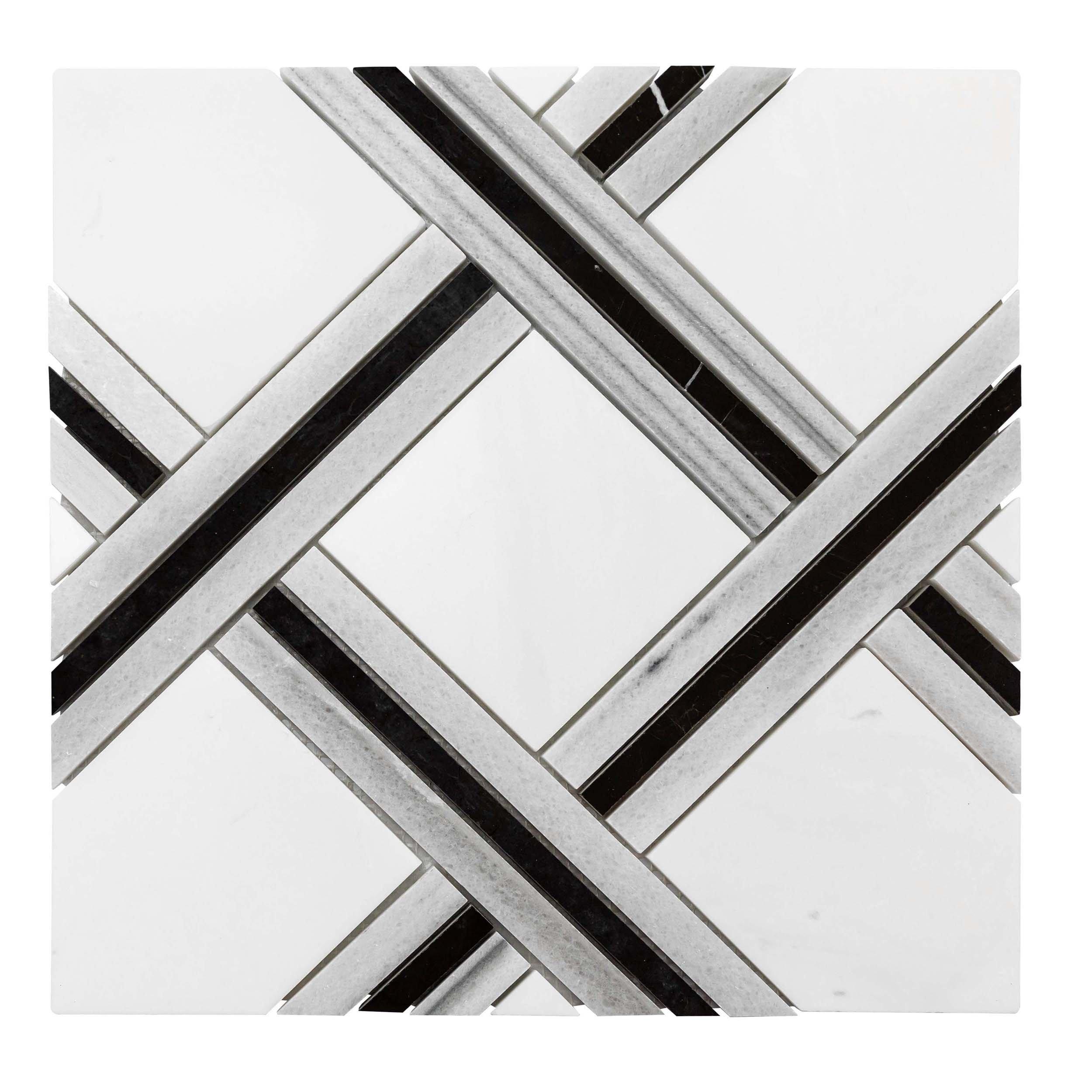 Nexes Dolomite Blended Polished Marble Mosaic