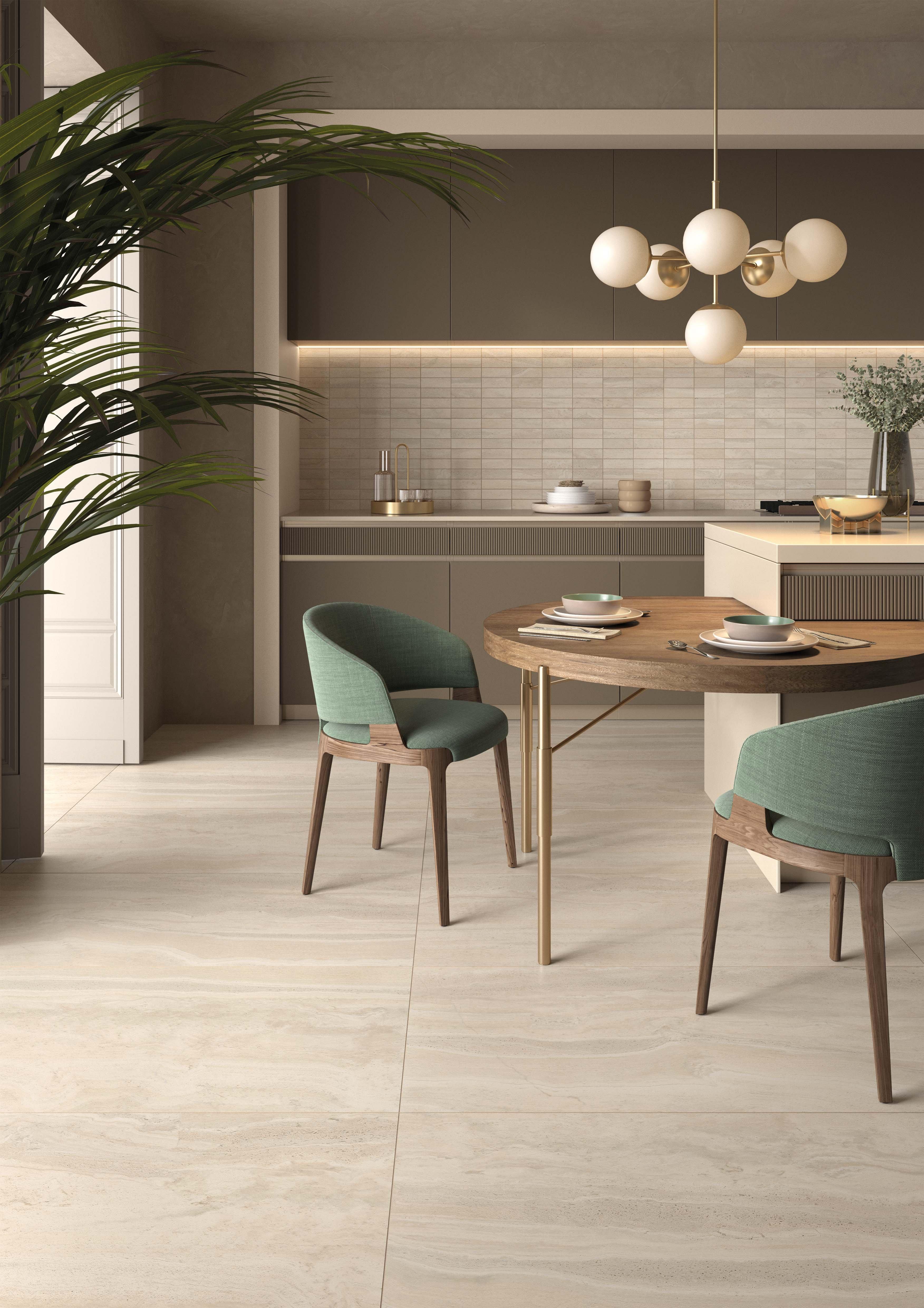 Napoli Sand Stacked Matte Porcelain Mosaic