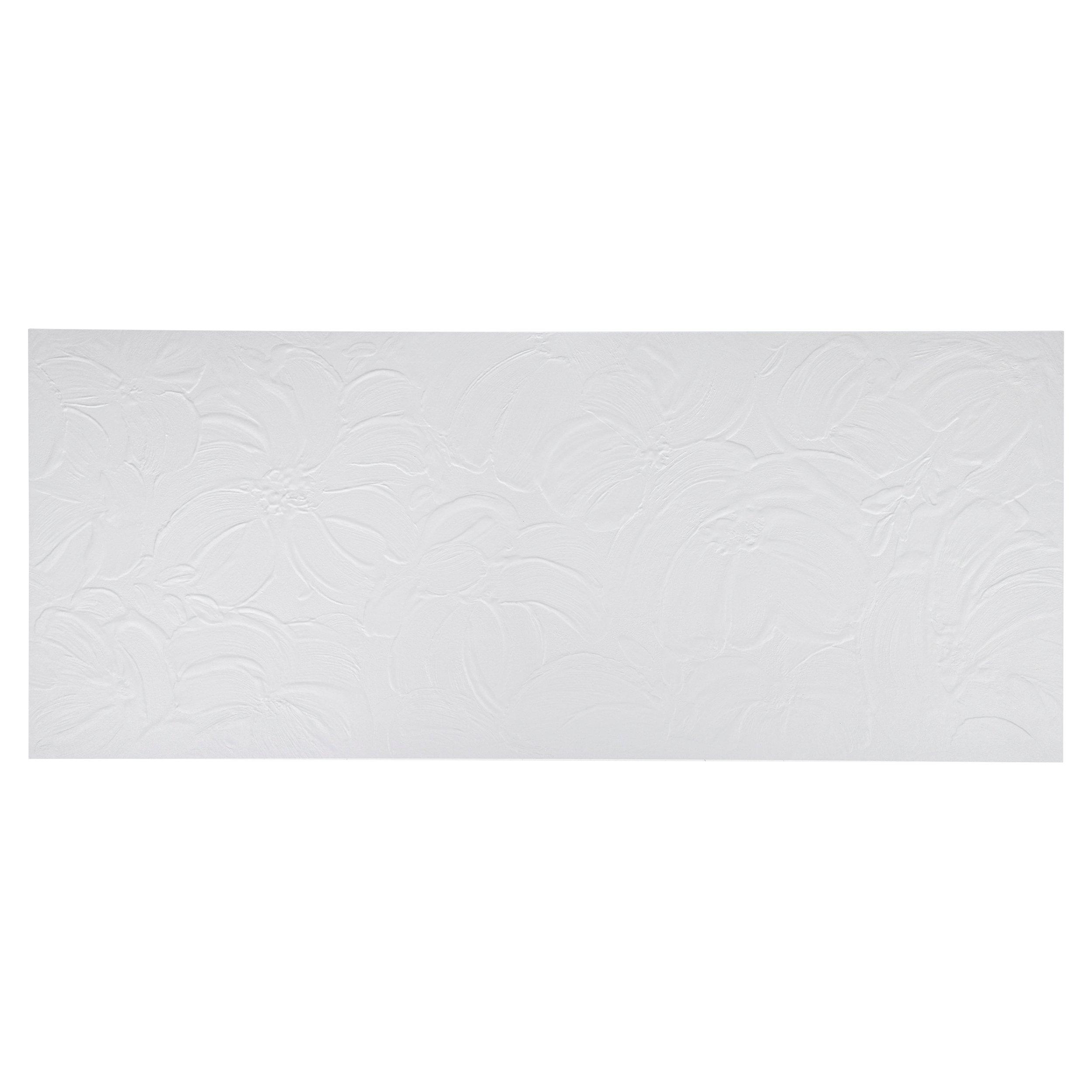 Hana Blanca Floral Wall Tile