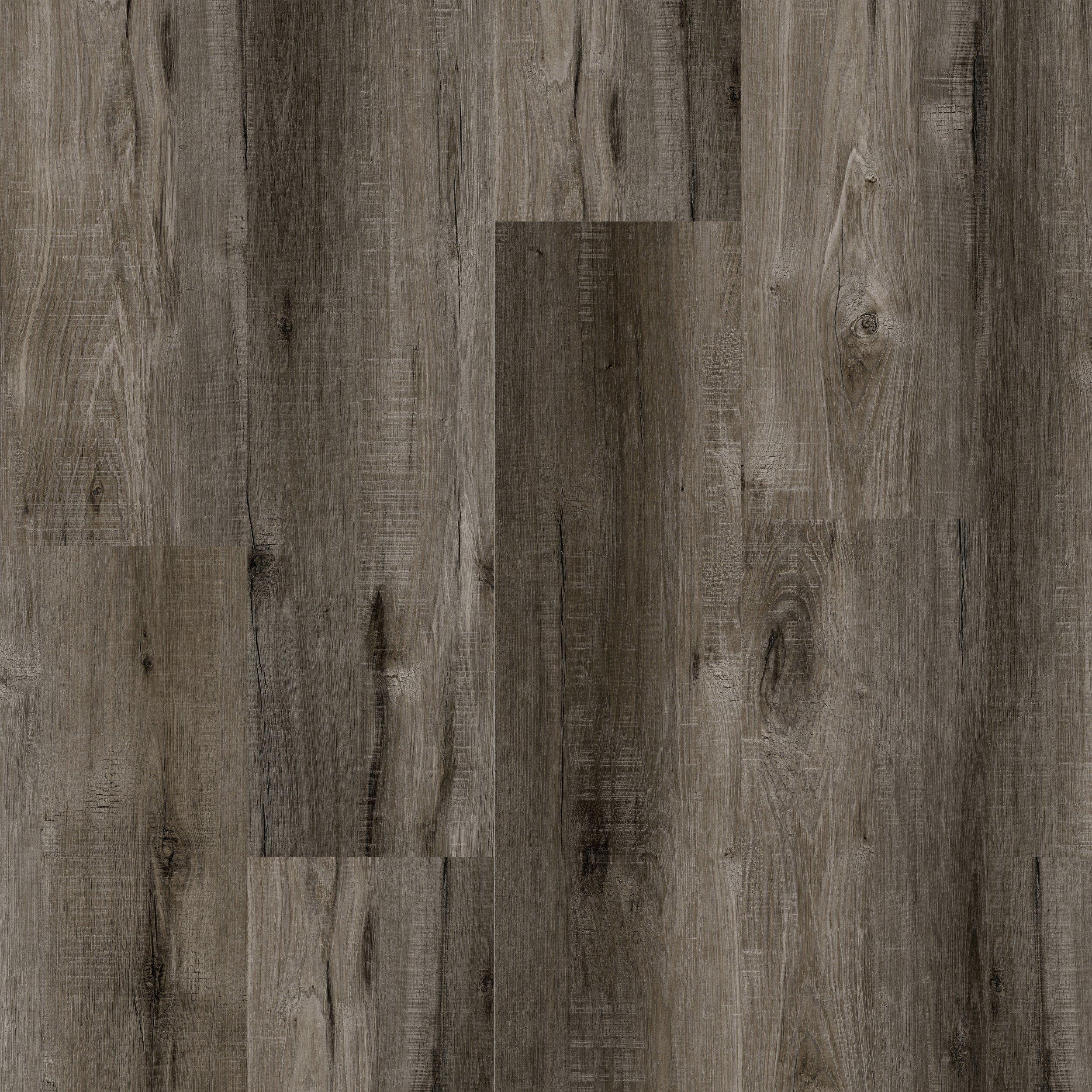 Sierra Gray Waterproof Rigid Core Luxury Vinyl Plank - Cork Pad