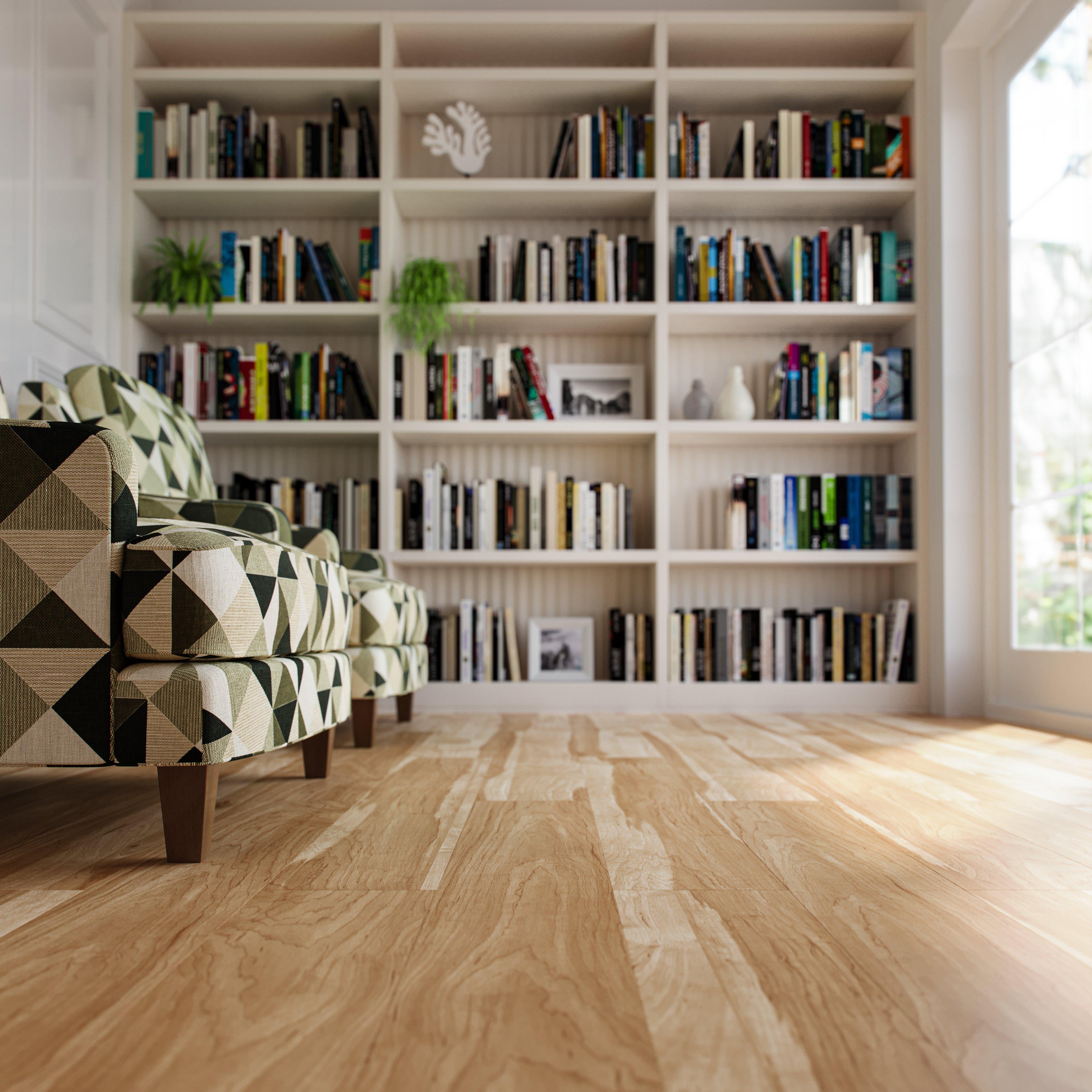 Sherwood Maple Waterproof Rigid Core Luxury Vinyl Plank - Cork Pad