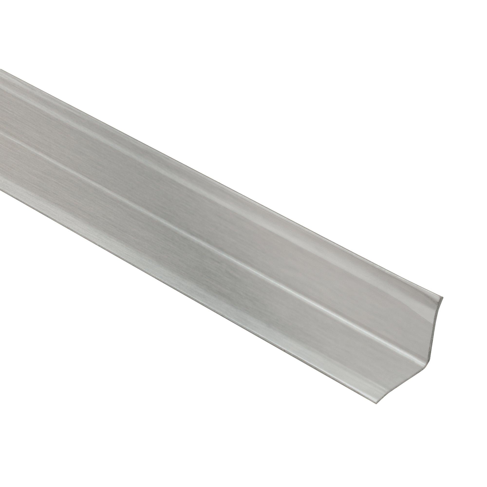 Schluter Eck-Ki Retrofit Brushed Stainless Steel 4Ft. 11In. | Floor and ...