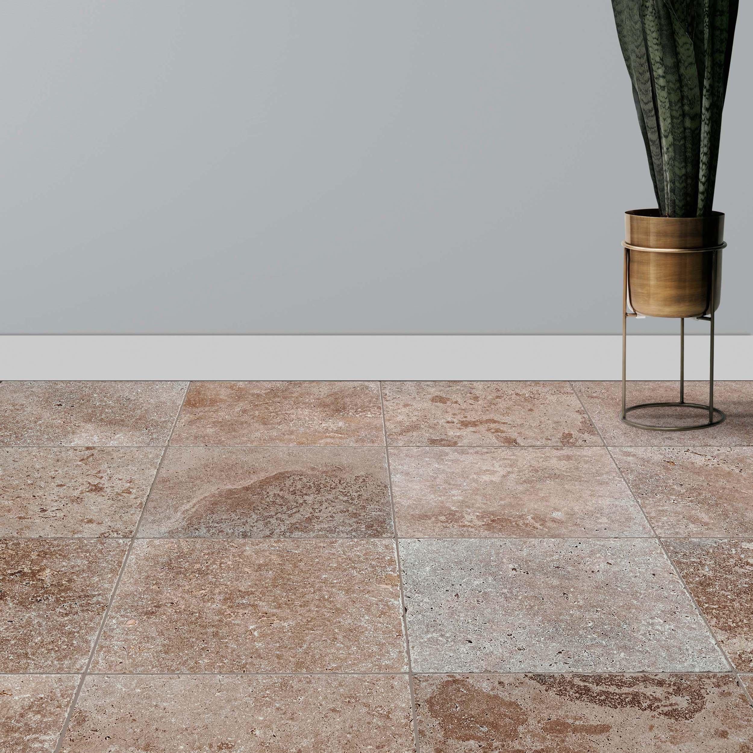 Noce Honed Travertine Tile