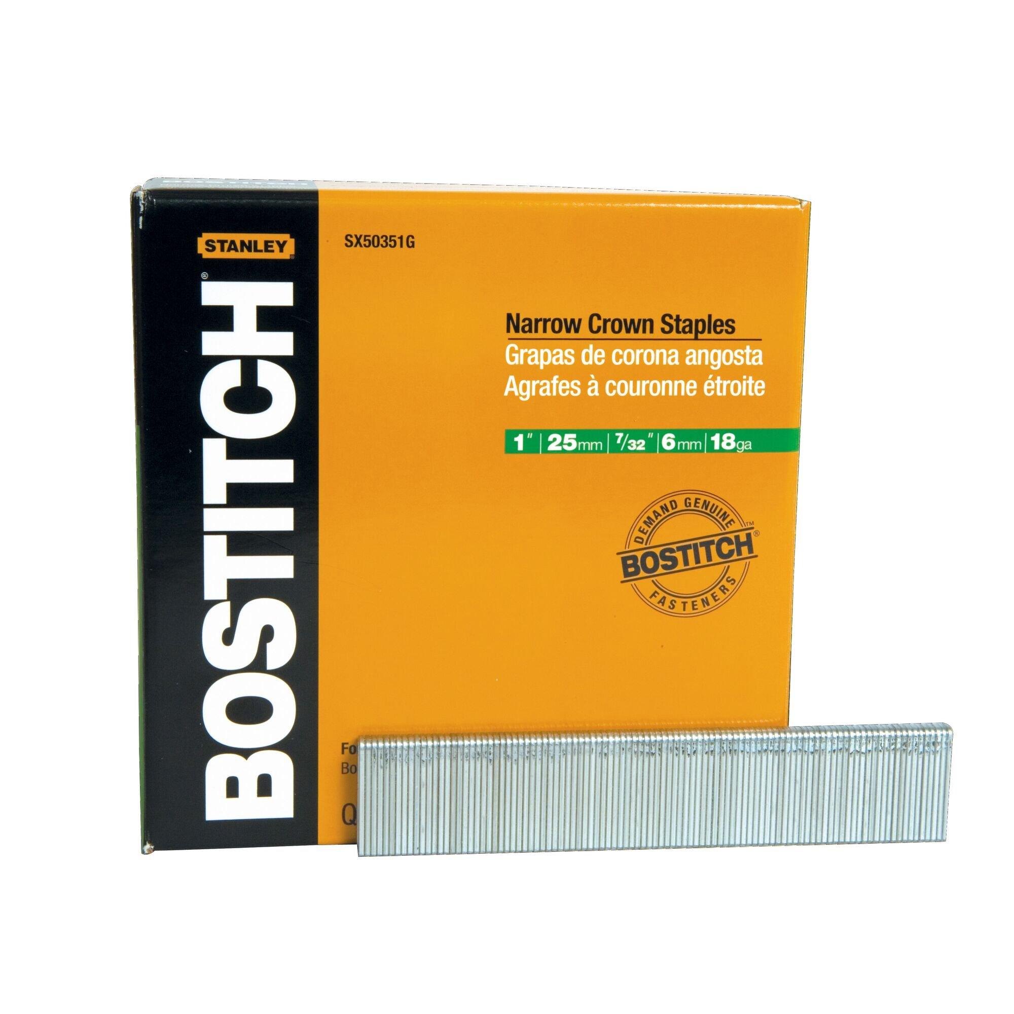 Bostitch 1in. 18 Gauge Staple 5000pc.