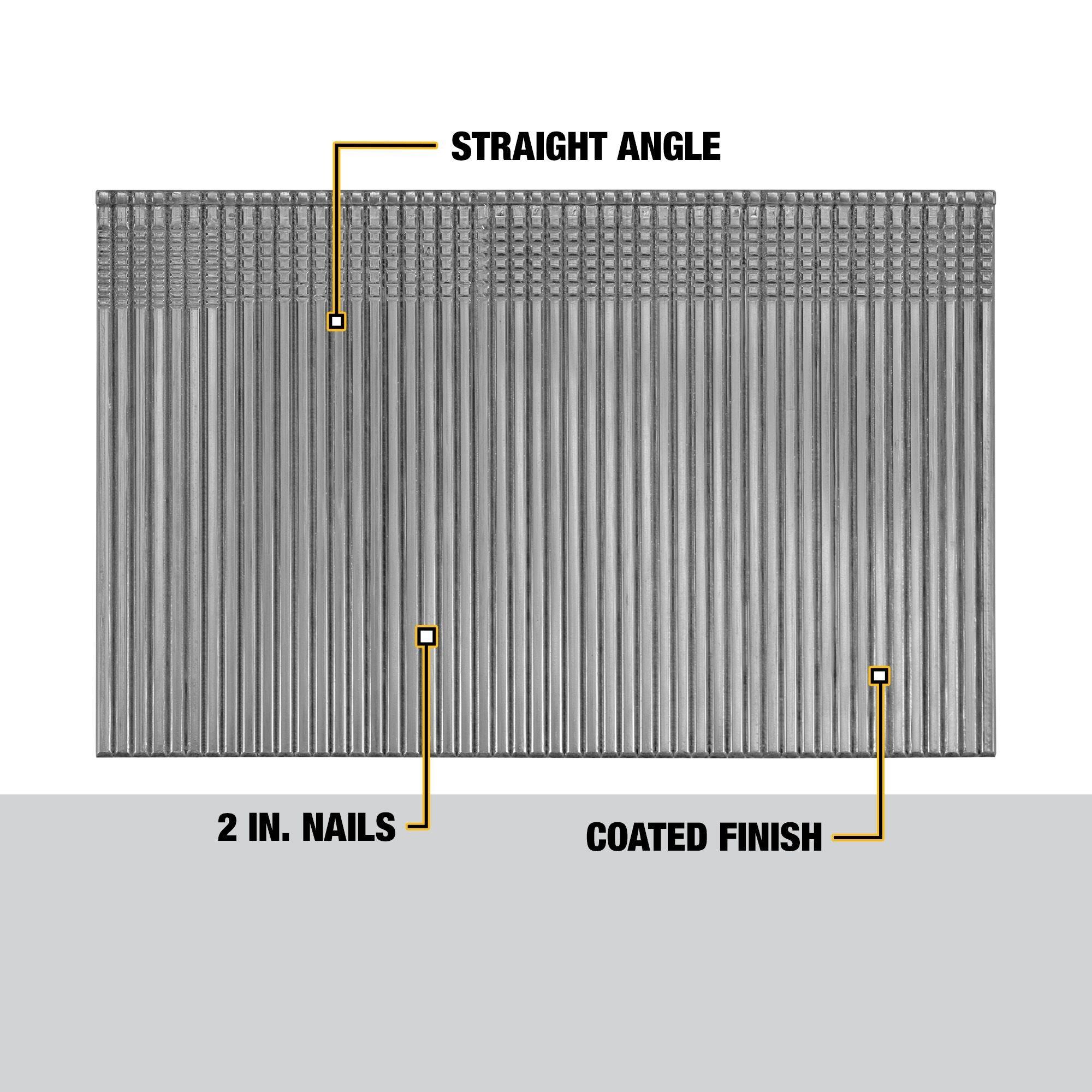 DeWalt 2in. 16 Gauge Straight Nail 2500pc.