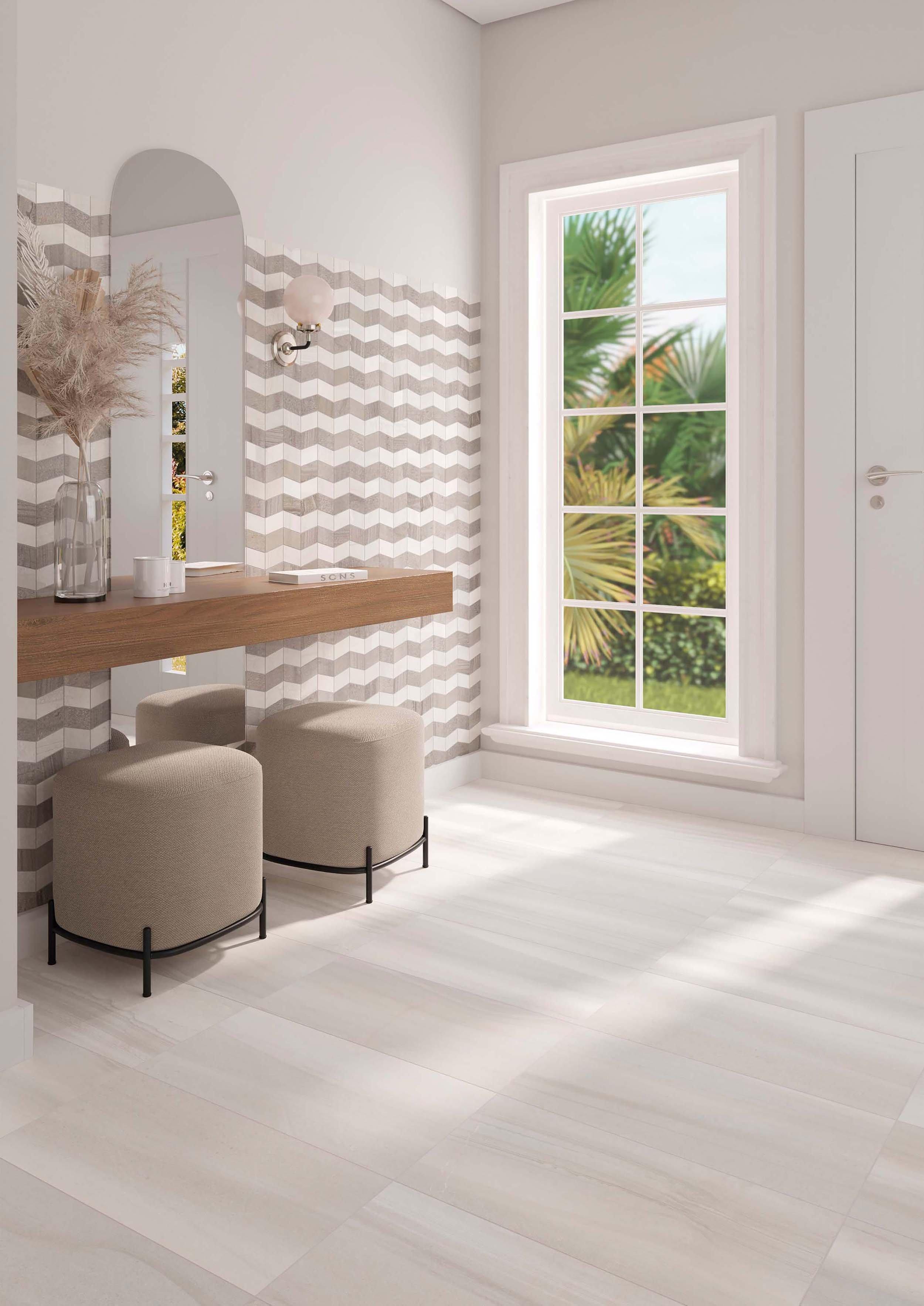 Cashmere White Matte Porcelain Tile