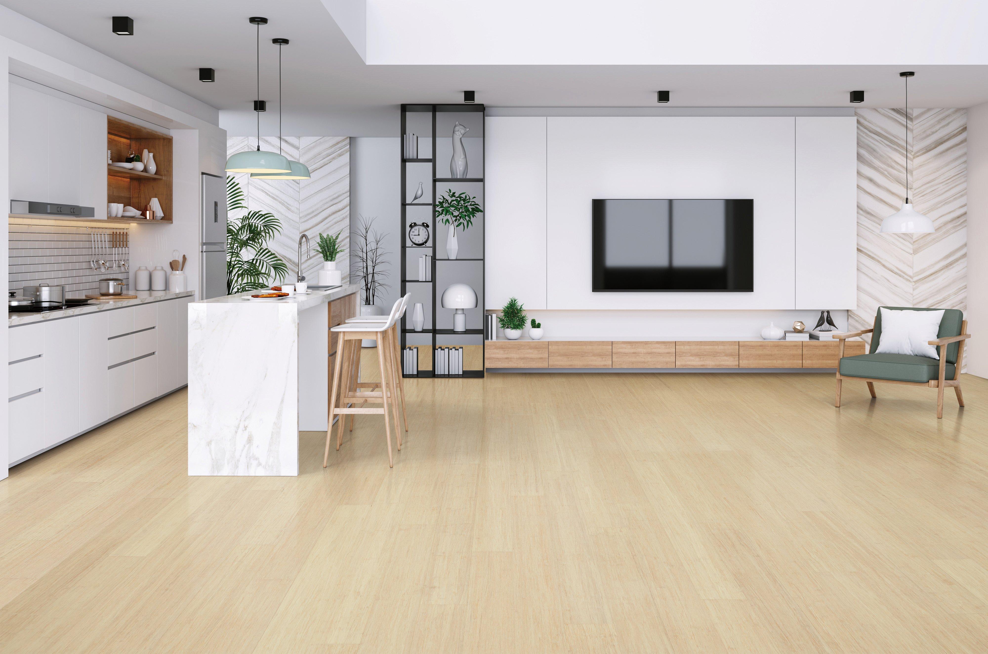 Light Carbonized Stranded Water Resistant Engineered Bamboo