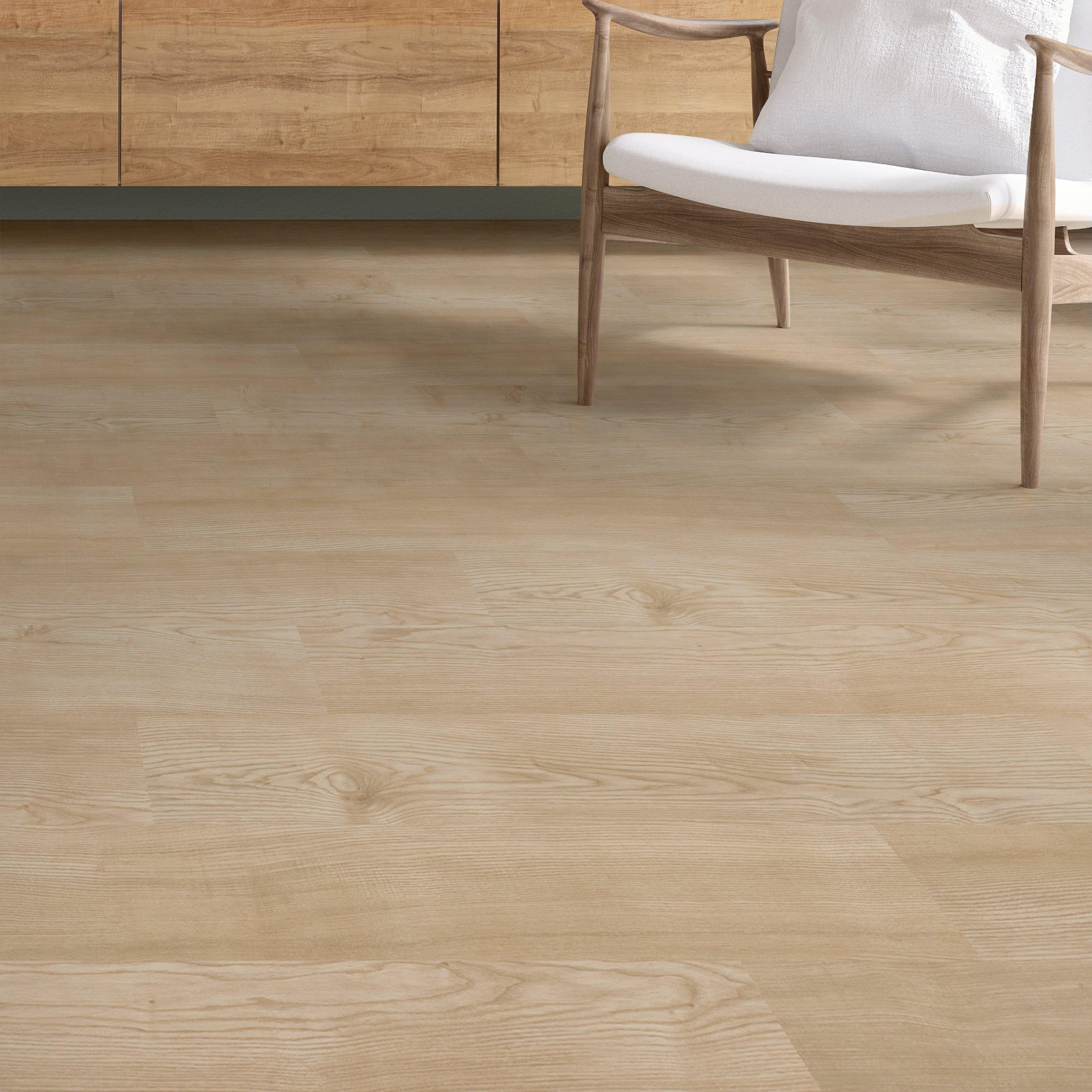 Nordic Oak Waterproof Rigid Core Luxury Vinyl Plank - Cork Pad