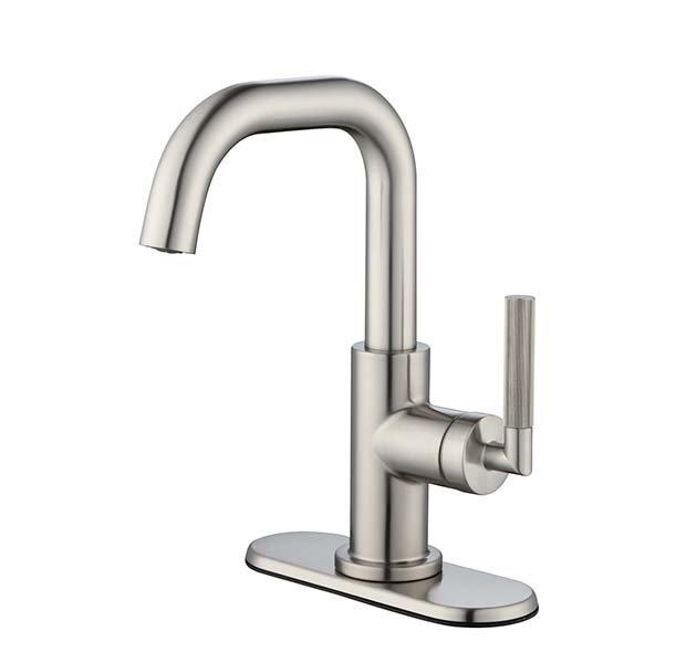 Lizzie Single Handle Brushed Nickel Bath Faucet