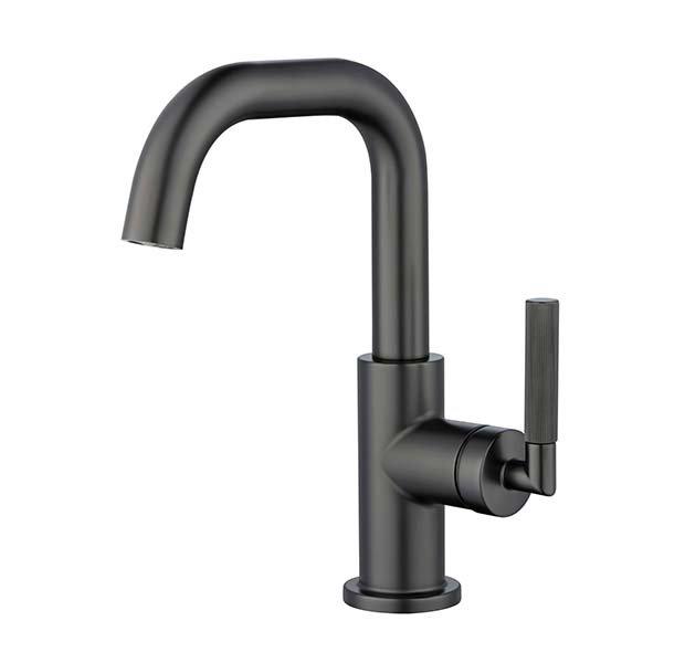 Lizzie Single Handle Matte Black Bath Faucet
