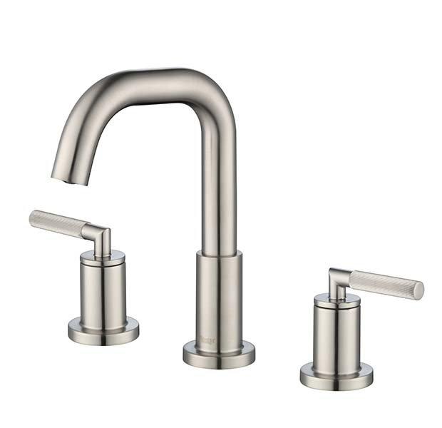 Lizzie 8 in. Widespread Brushed Nickel Bath Faucet