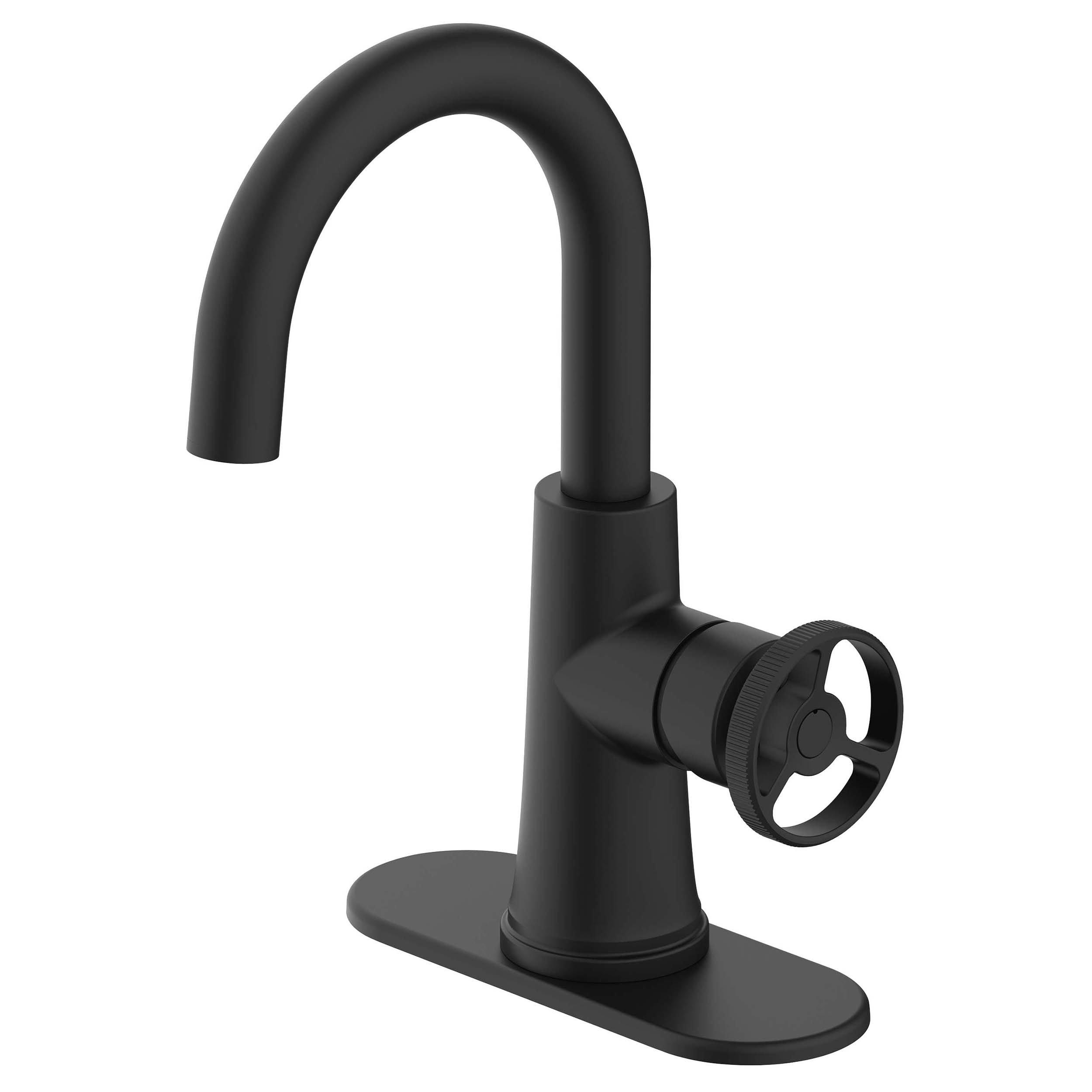 Abbey Monoblock Matte Black Bath Faucet