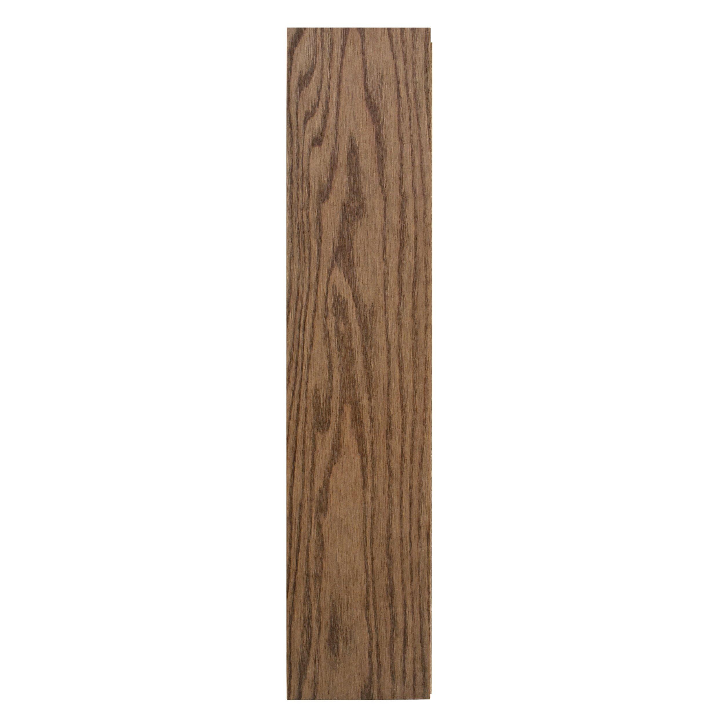 Fawn Red Oak Distressed Solid Hardwood