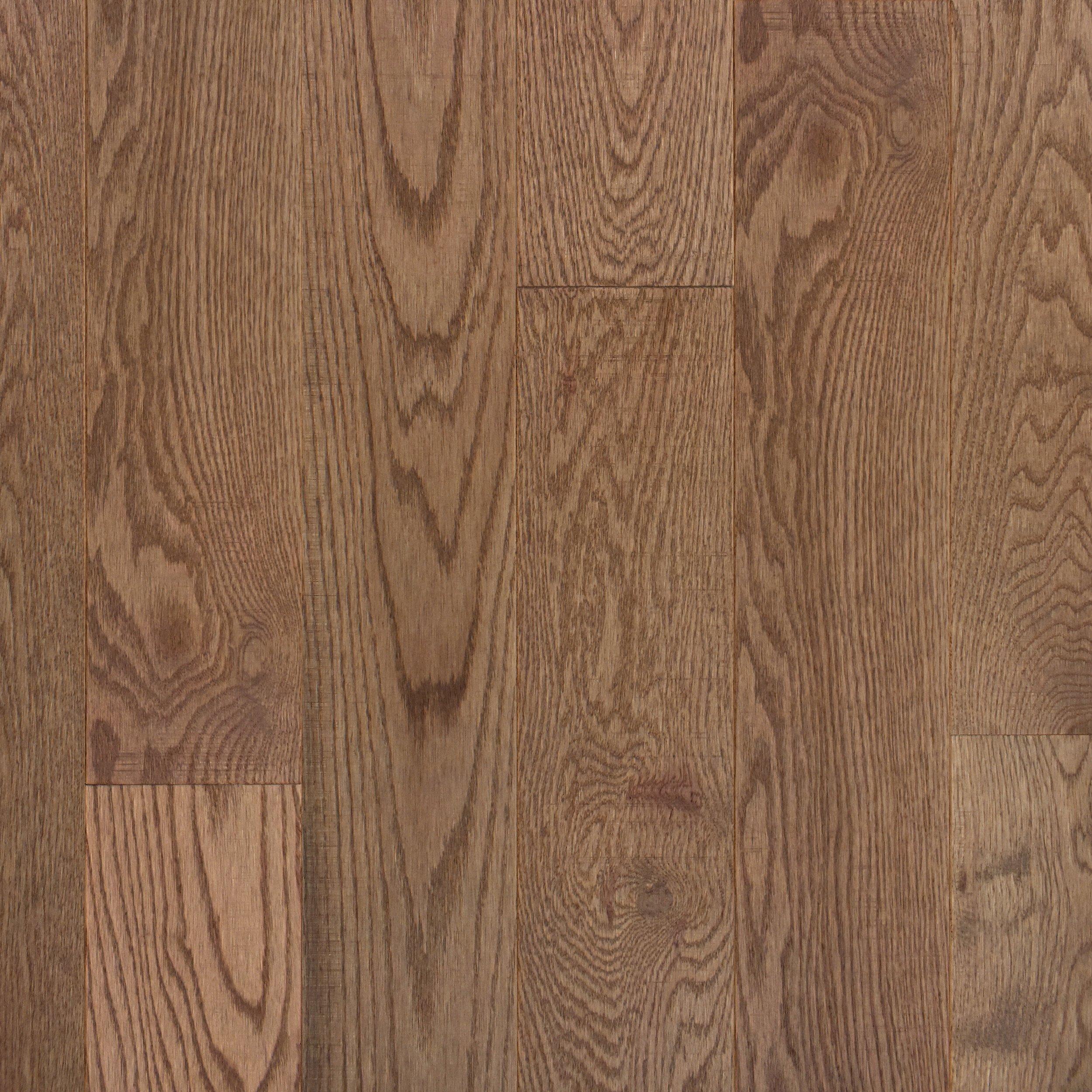 Fawn Red Oak Distressed Solid Hardwood