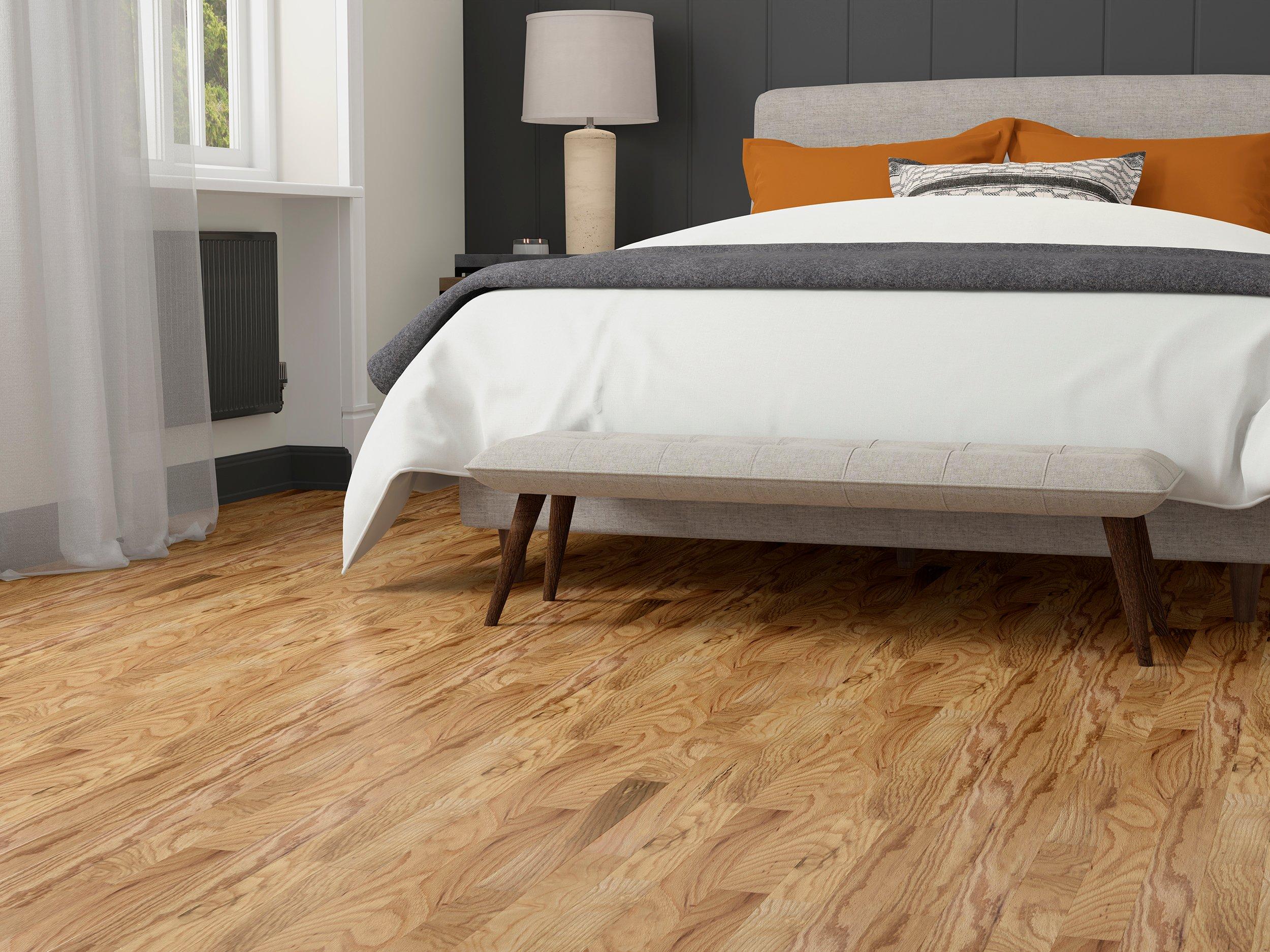Natural Rustic Red Oak Smooth Solid Hardwood