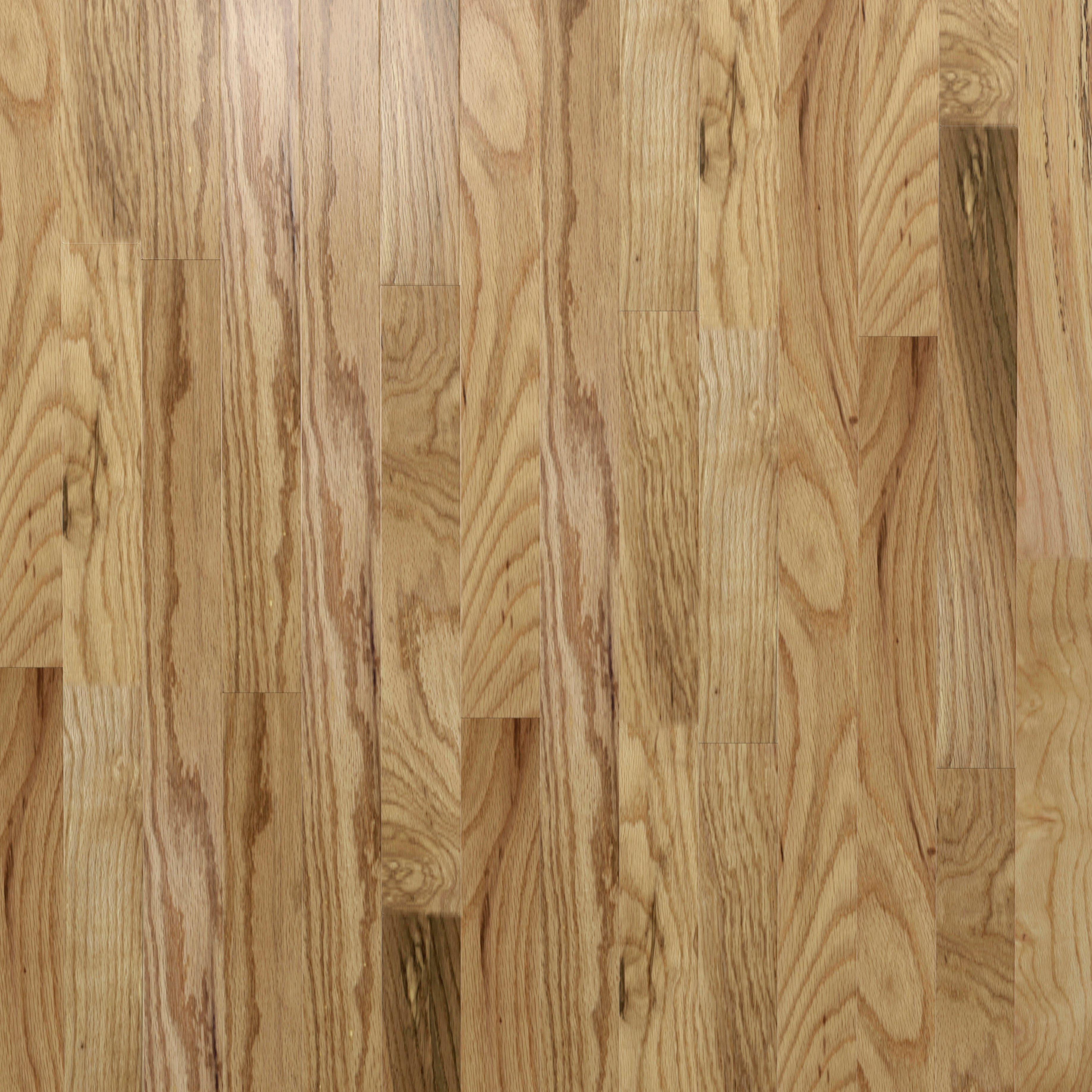 Natural Rustic Red Oak Smooth Solid Hardwood