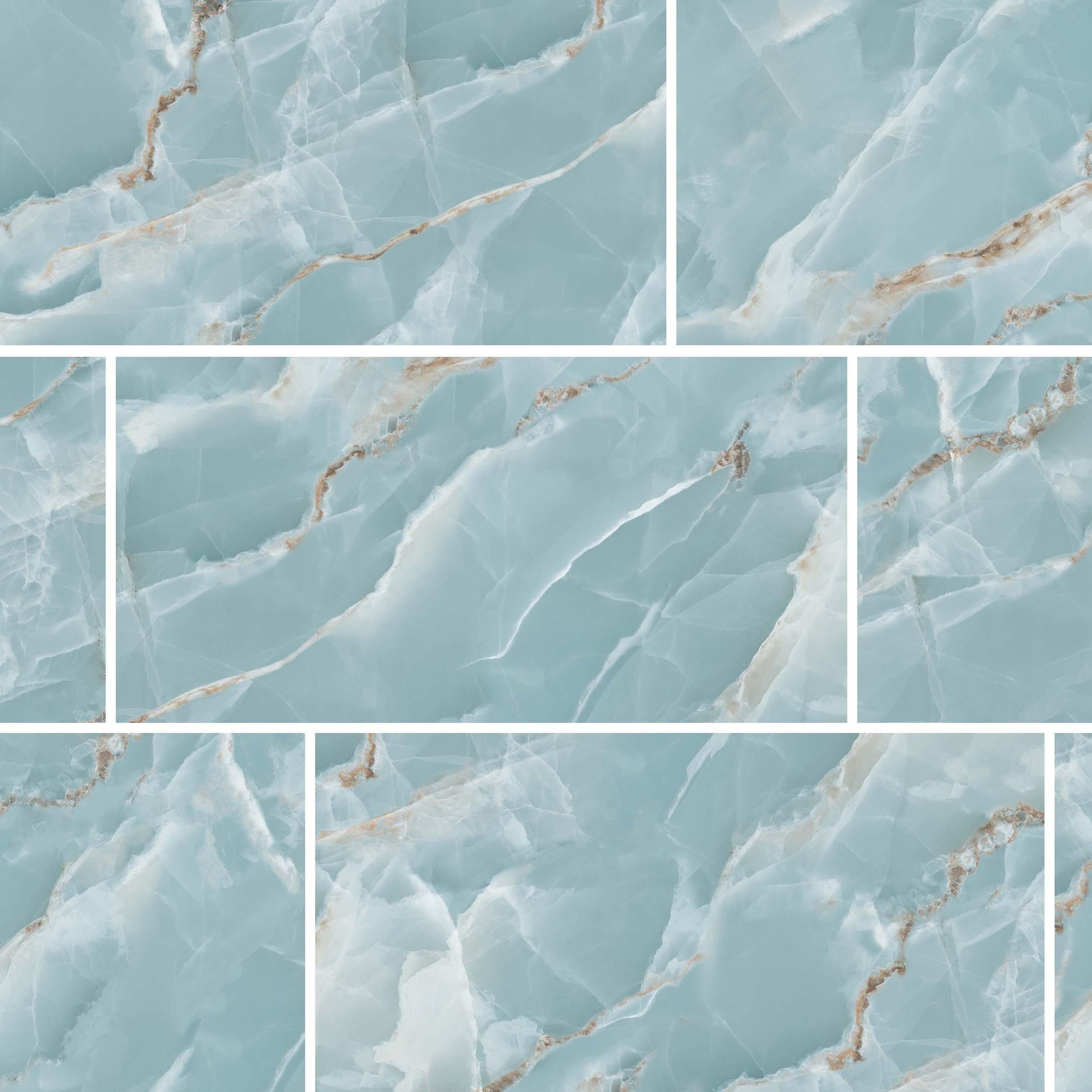 Marina Menta Polished Porcelain Tile