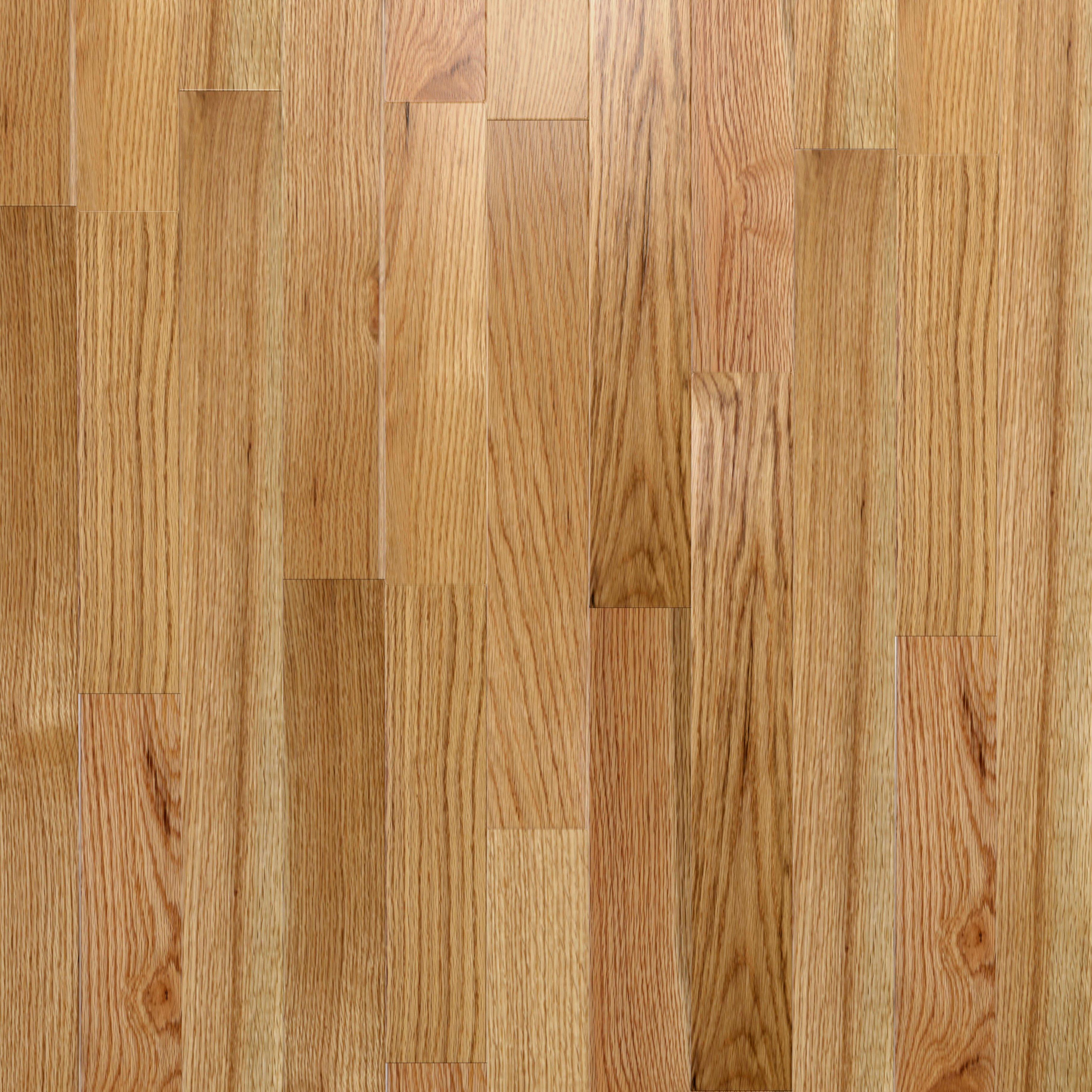 Natural Rustic Red Oak Smooth Solid Hardwood