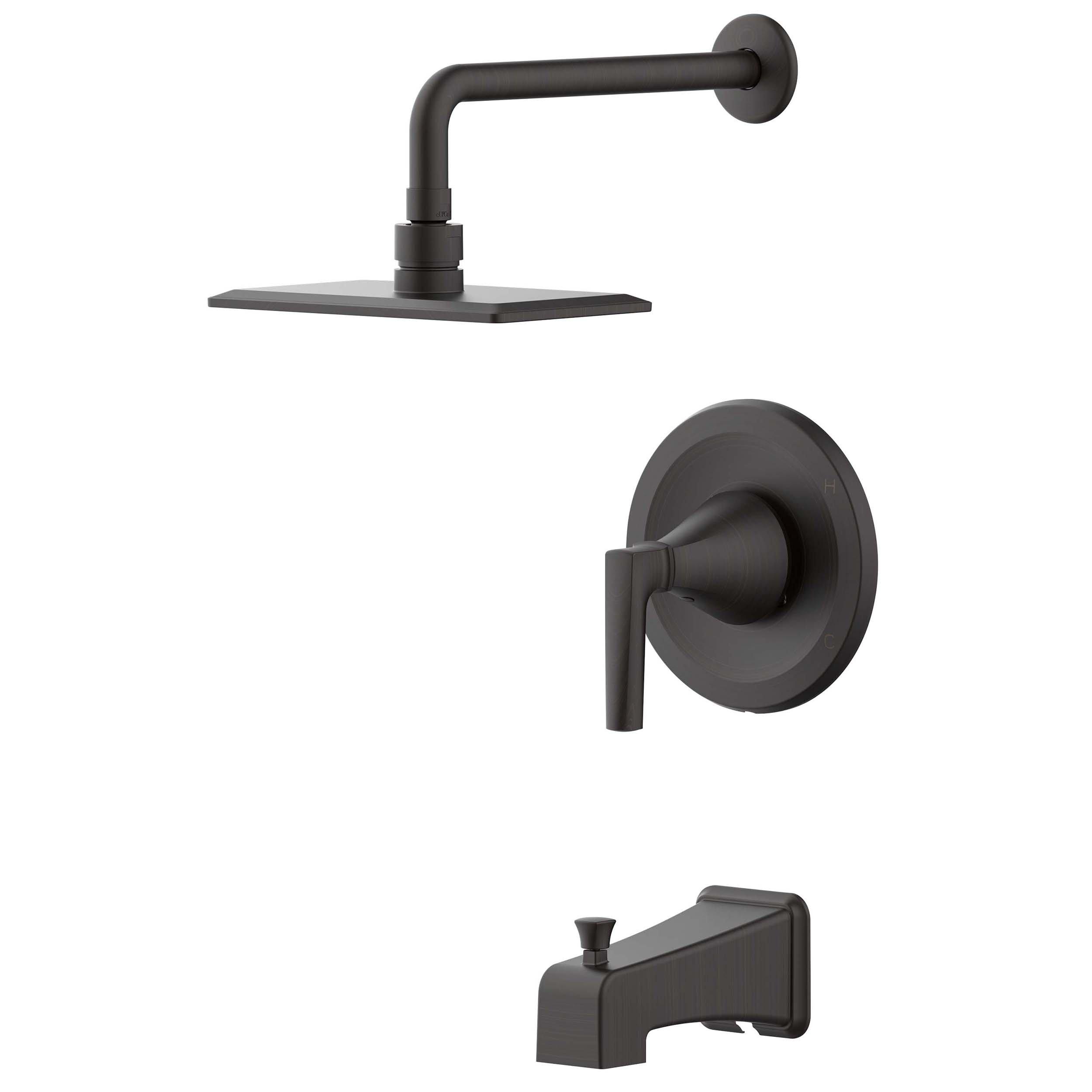 Harper Oil Rubbed Bronze Tub and Shower Combination