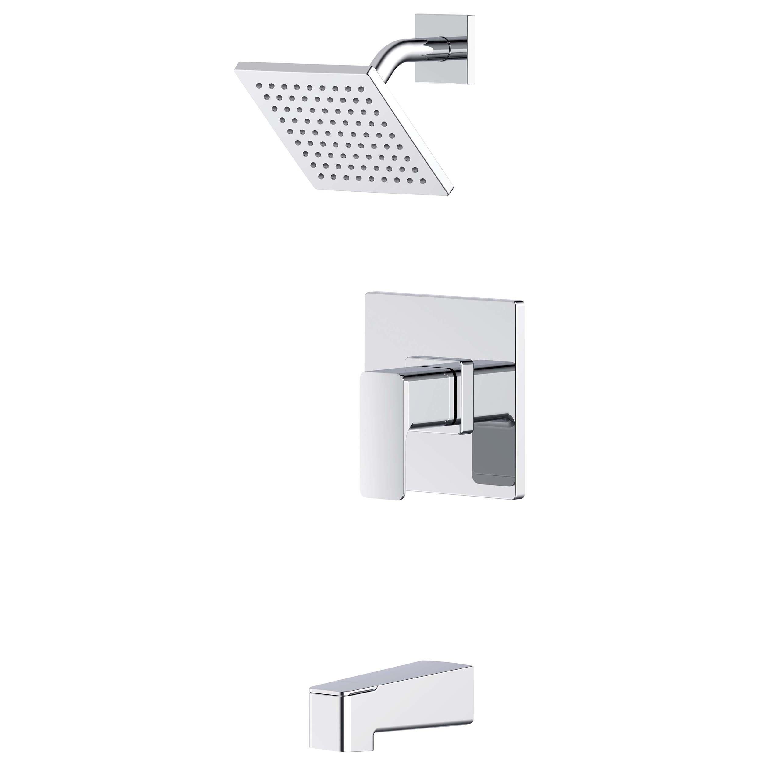 Royce Chrome Tub and Shower Combination